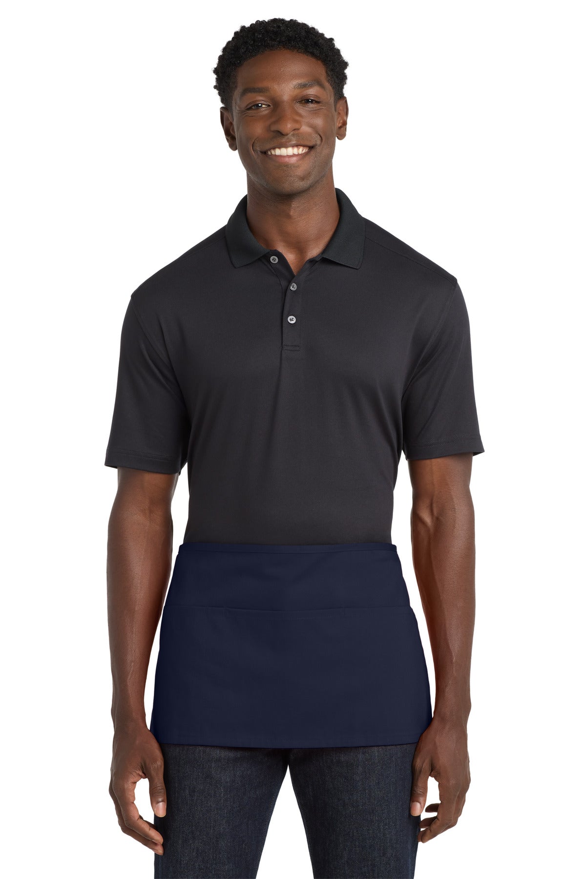 Custom Embroidery or DTF Print - Port Authority ®  Waist Apron with Pockets.  A515