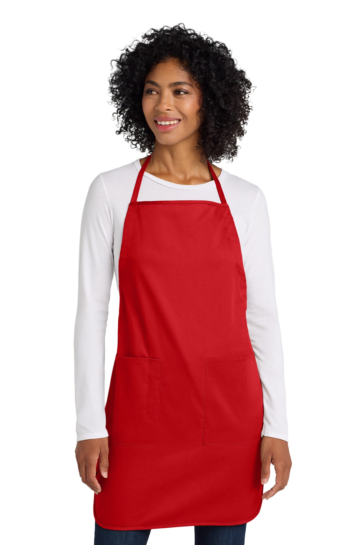 Custom Embroidery or DTF Print - Port Authority ®  Full-Length Apron.  A520