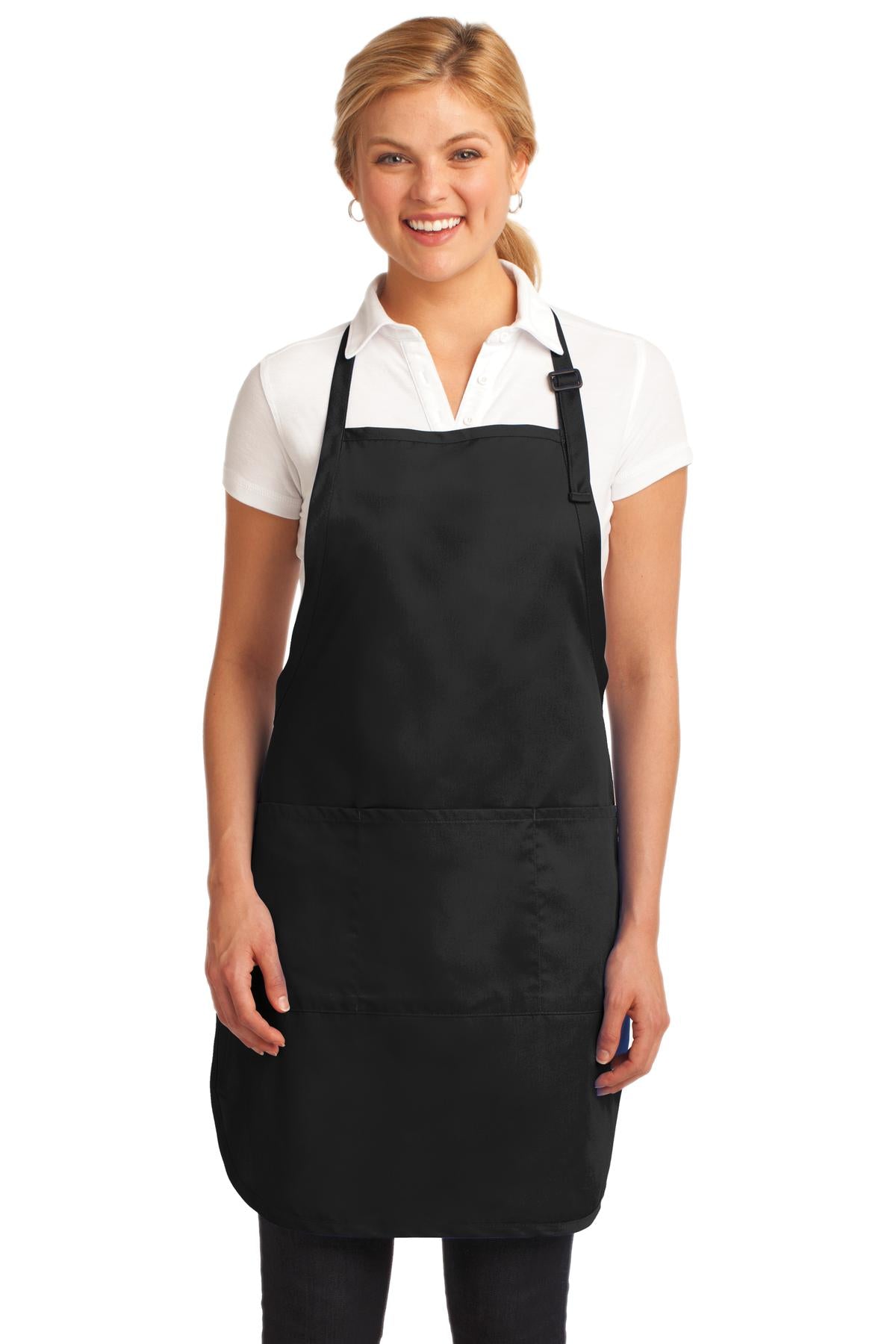Custom Embroidery or DTF Print - Port Authority ®  Easy Care Full-Length Apron with Stain Release. A703