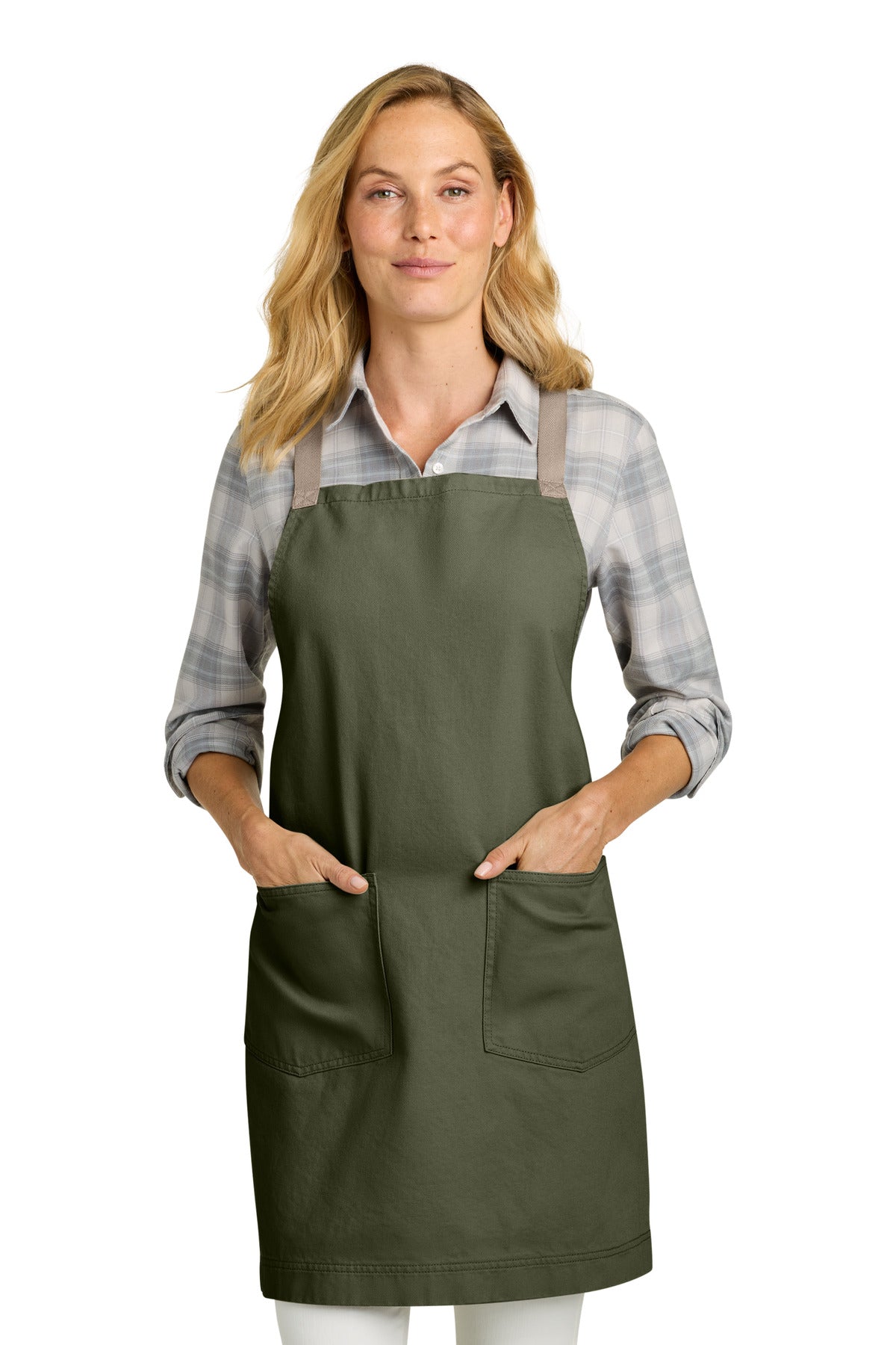 Custom Embroidery or DTF Print - Port Authority ®   Signature Heavy Twill Crossback Apron A902