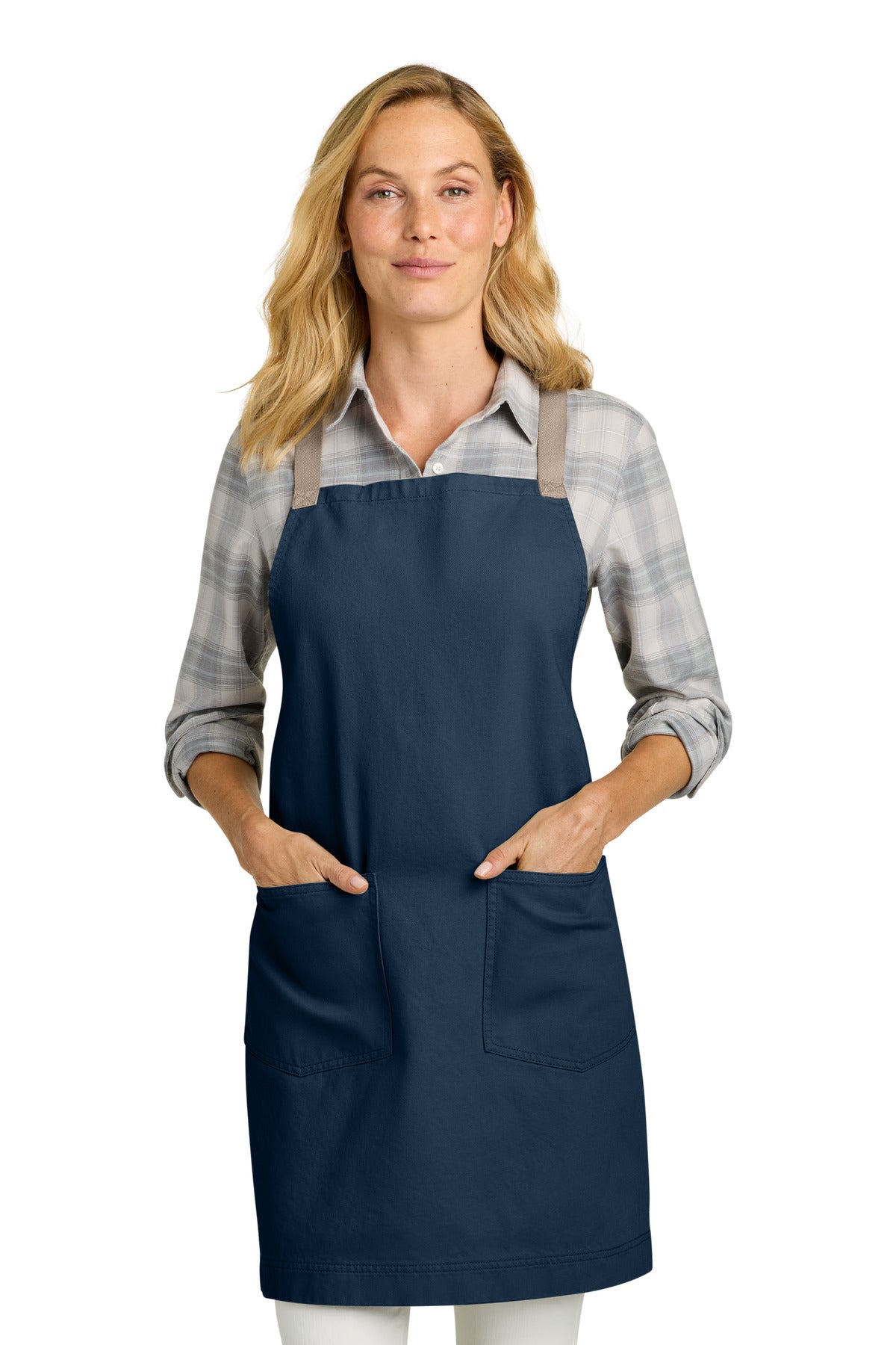 Custom Embroidery or DTF Print - Port Authority ®   Signature Heavy Twill Crossback Apron A902