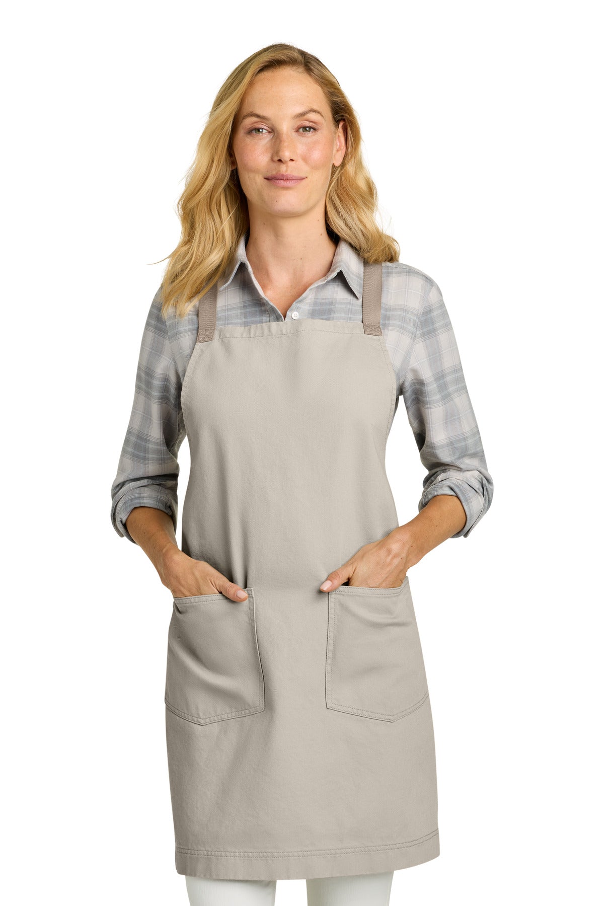 Custom Embroidery or DTF Print - Port Authority ®   Signature Heavy Twill Crossback Apron A902