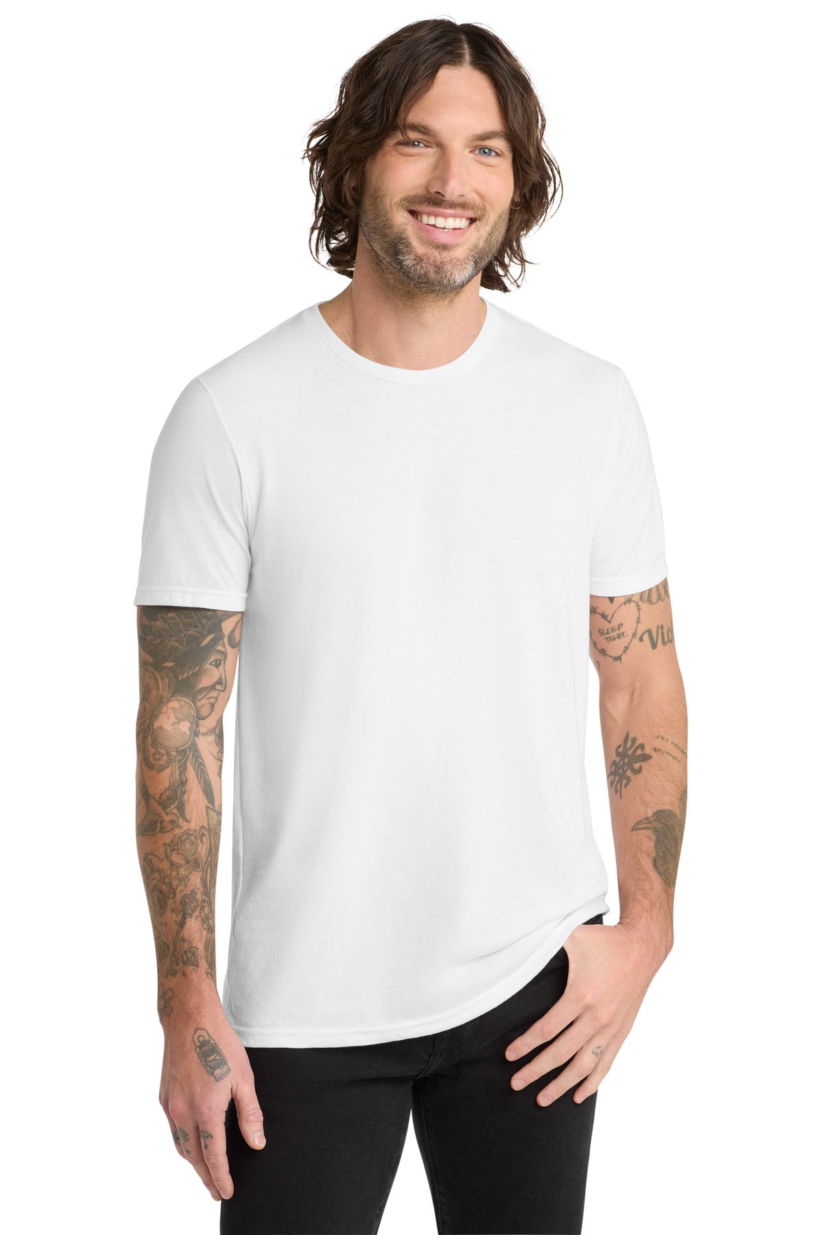 Custom Embroidery or DTF Print - Allmade  ®   Unisex Tri-Blend Tee AL2004