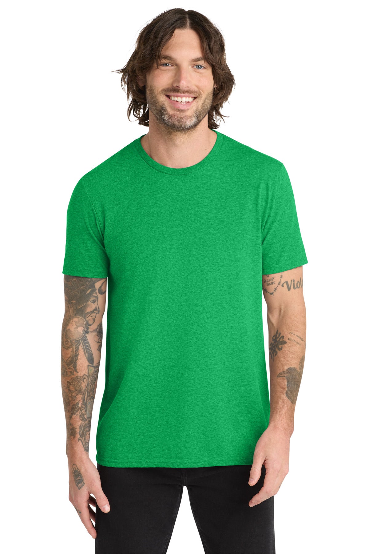 Custom Embroidery or DTF Print - Allmade  ®   Unisex Tri-Blend Tee AL2004