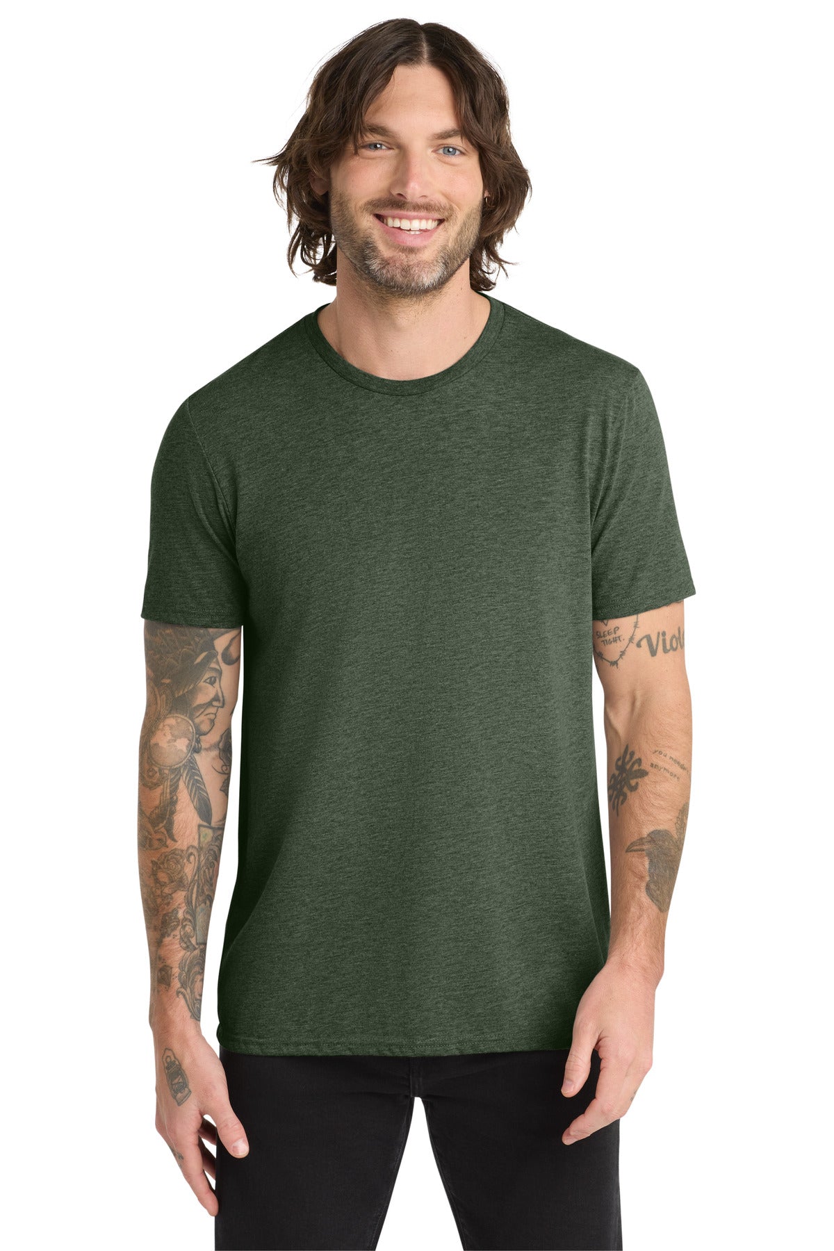 Custom Embroidery or DTF Print - Allmade  ®   Unisex Tri-Blend Tee AL2004