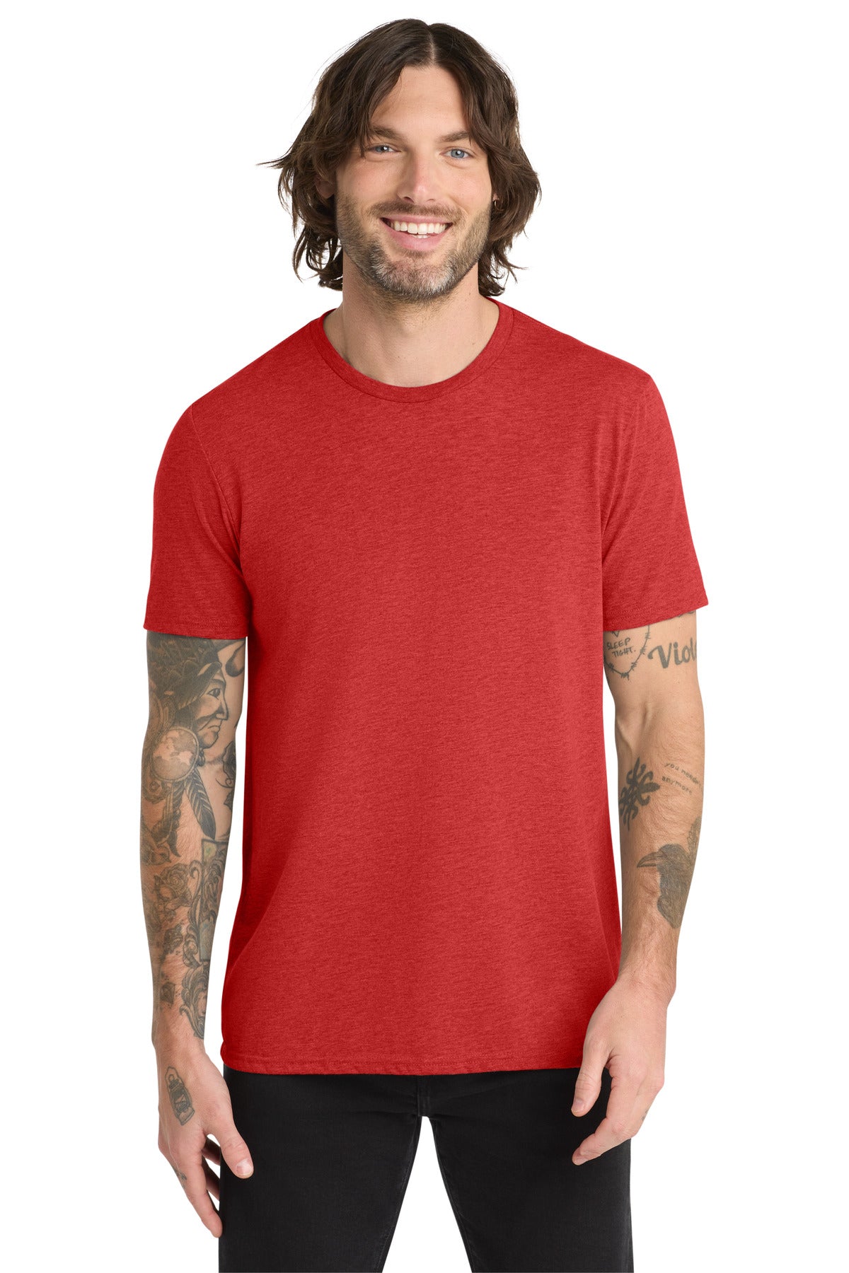 Custom Embroidery or DTF Print - Allmade  ®   Unisex Tri-Blend Tee AL2004