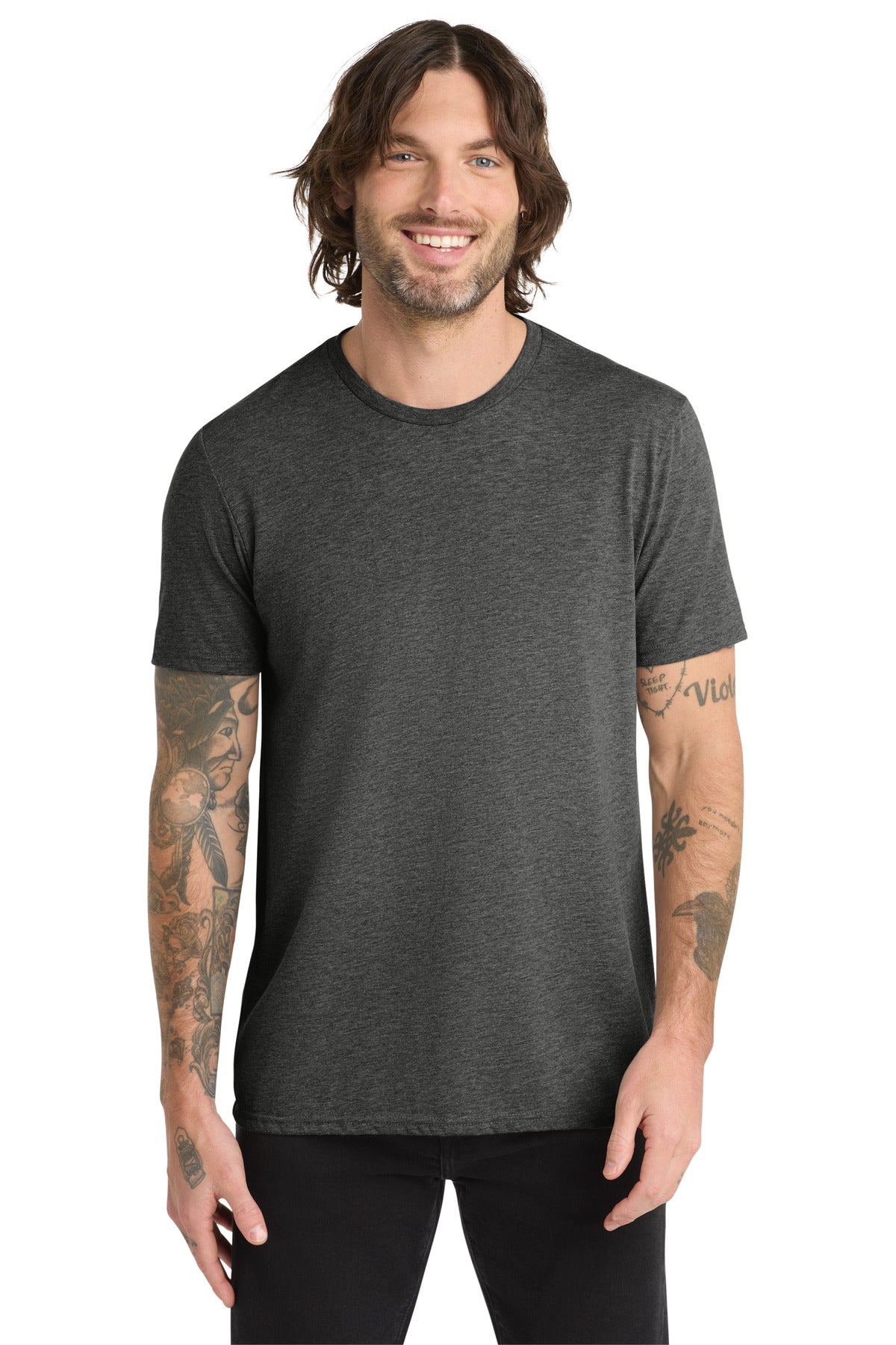 Custom Embroidery or DTF Print - Allmade  ®   Unisex Tri-Blend Tee AL2004
