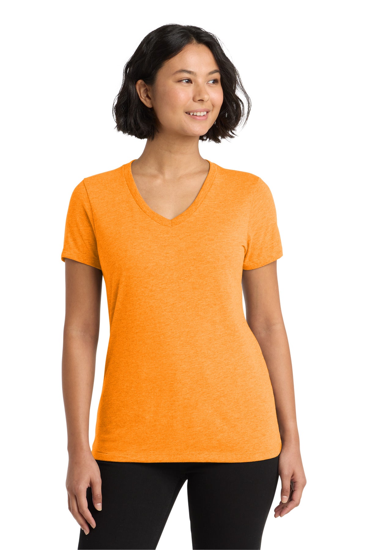 Custom Embroidery or DTF Print - Allmade  ®  Women's Tri-Blend V-Neck Tee AL2018