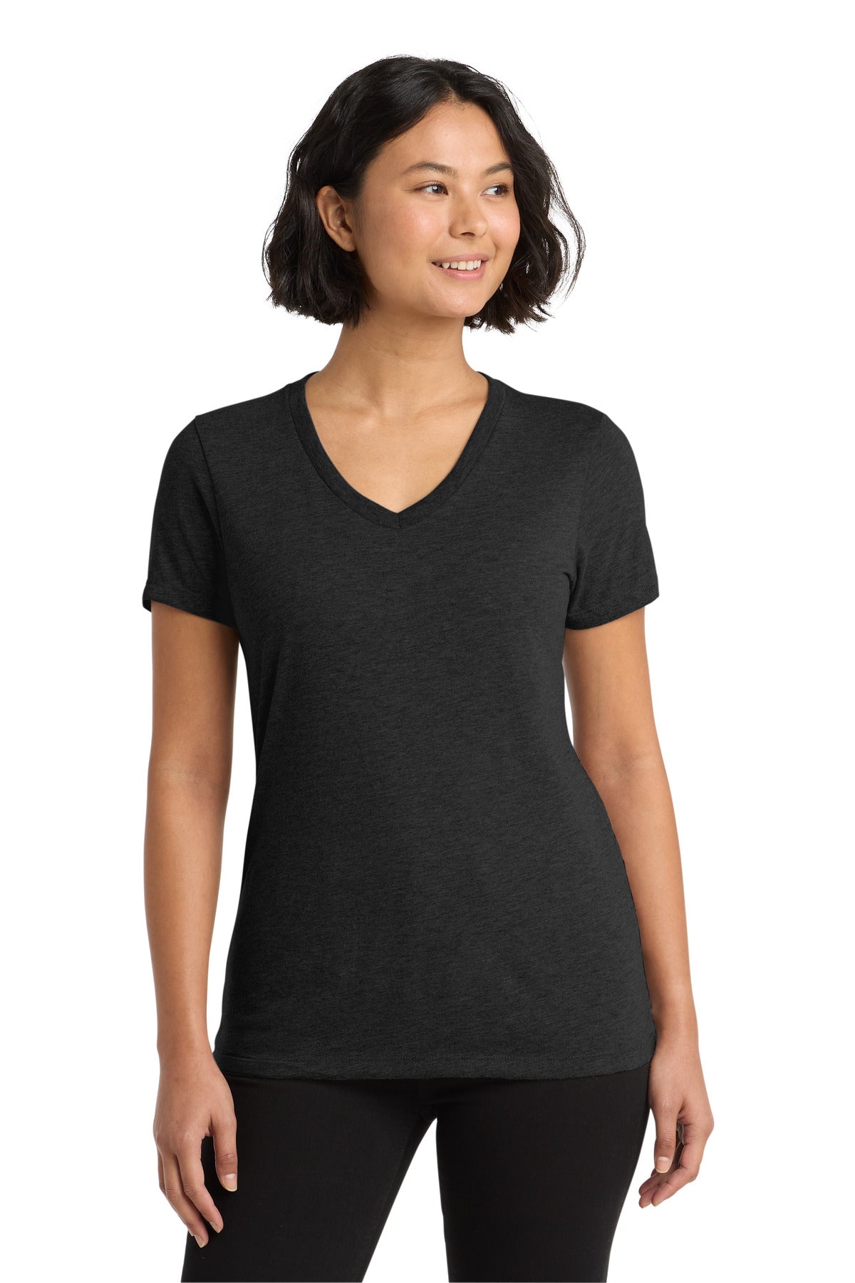Custom Embroidery or DTF Print - Allmade  ®  Women's Tri-Blend V-Neck Tee AL2018