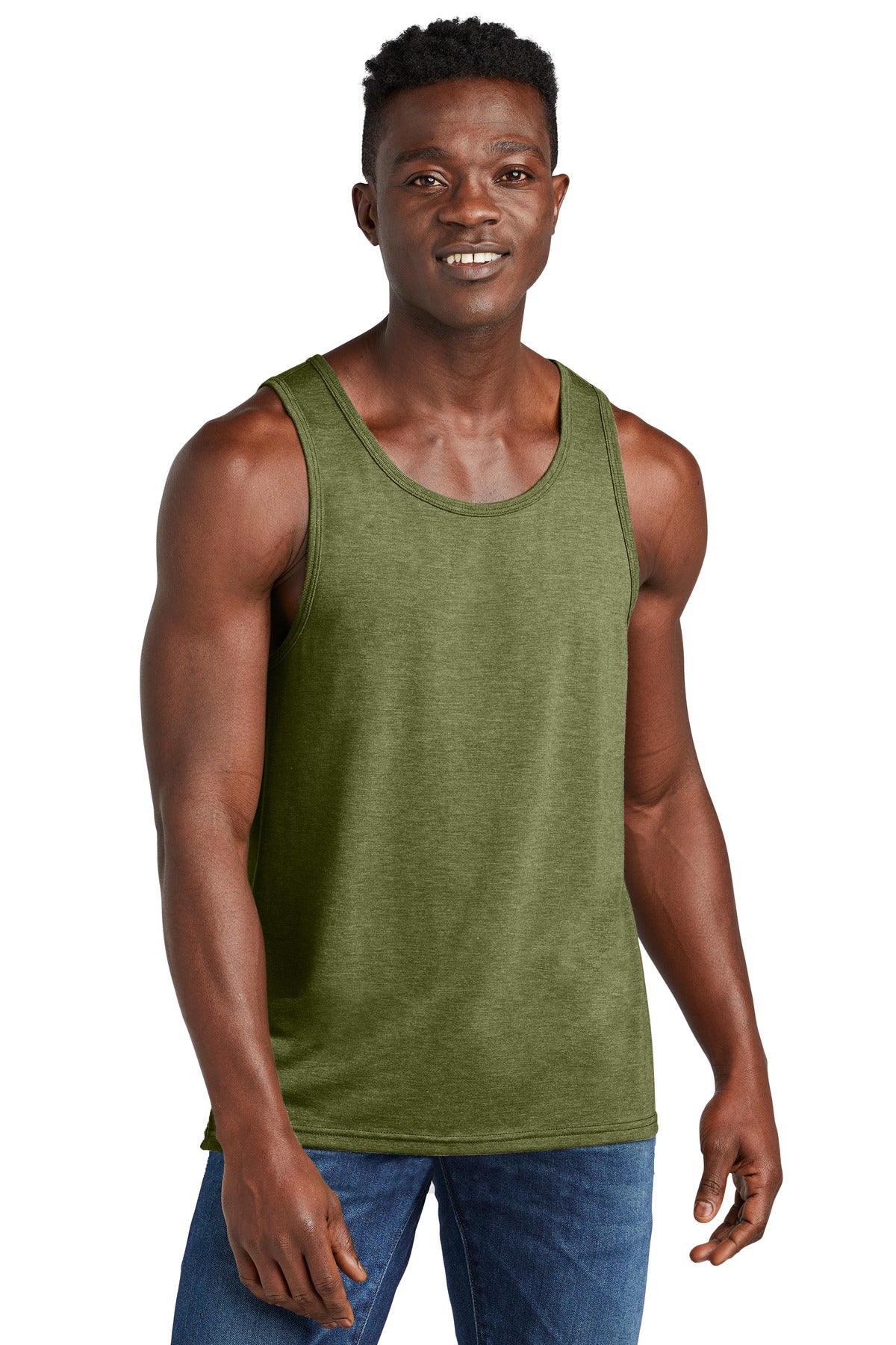 Custom Embroidery or DTF Print - Allmade ®  Unisex Tri-Blend Tank AL2019