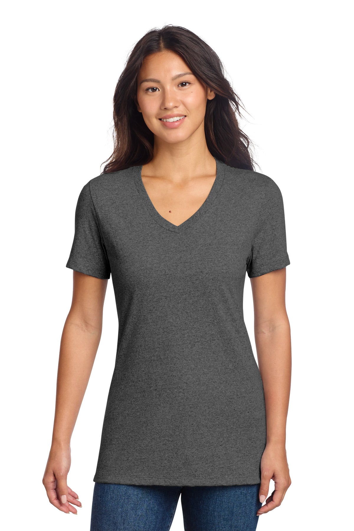 Custom Embroidery or DTF Print - Allmade ®  Women's Recycled Blend V-Neck Tee AL2303