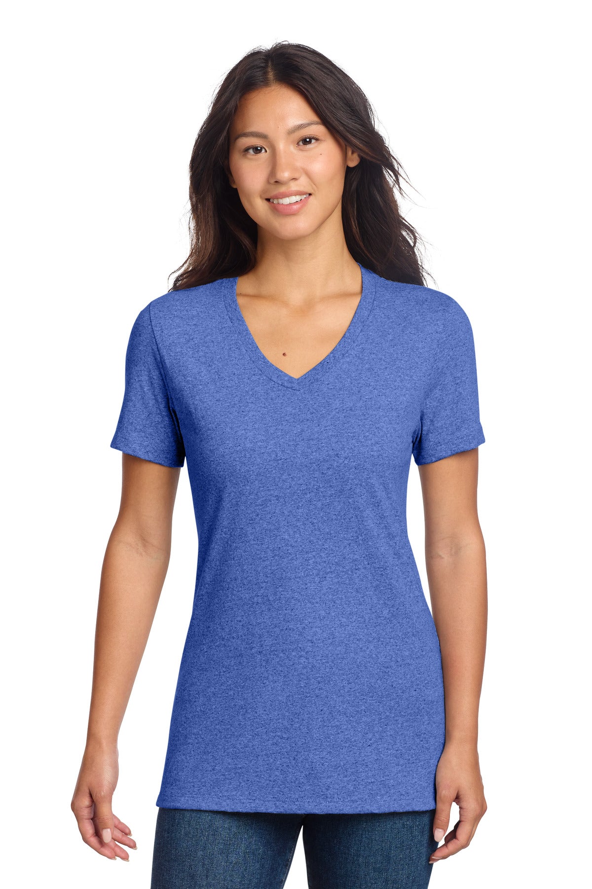 Custom Embroidery or DTF Print - Allmade ®  Women's Recycled Blend V-Neck Tee AL2303