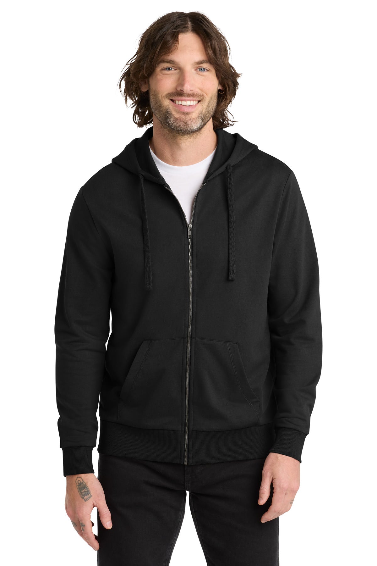 Custom Embroidery or DTF Print - Allmade ®  Unisex Organic French Terry Full-Zip Hoodie AL4002