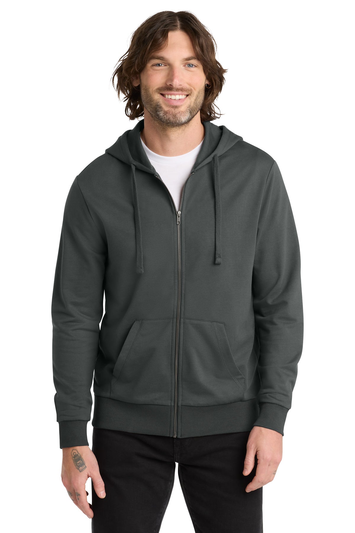 Custom Embroidery or DTF Print - Allmade ®  Unisex Organic French Terry Full-Zip Hoodie AL4002