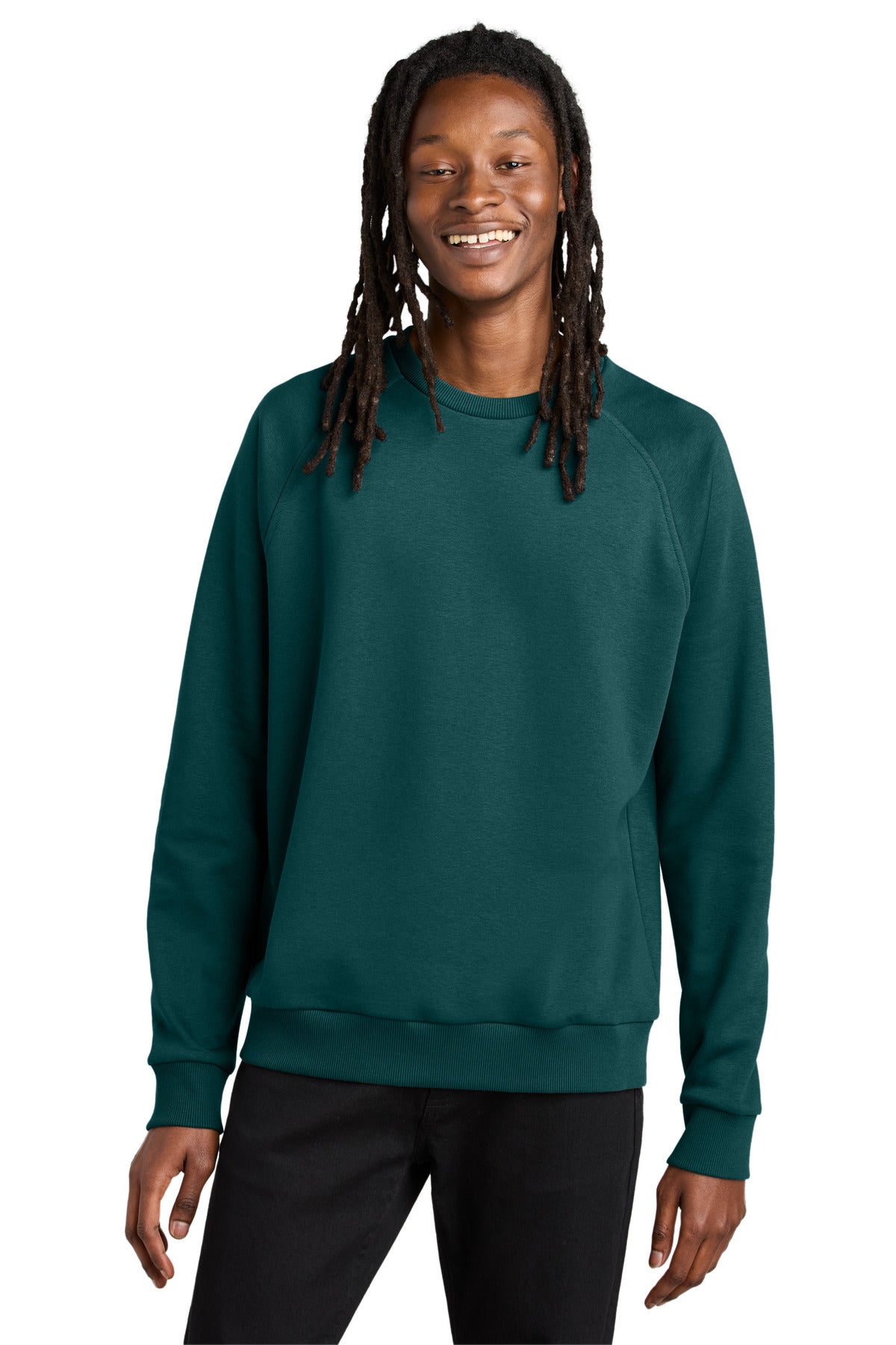Custom Embroidery or DTF Print - Allmade ®  Unisex Organic CVC Fleece Crewneck Sweatshirt AL5004