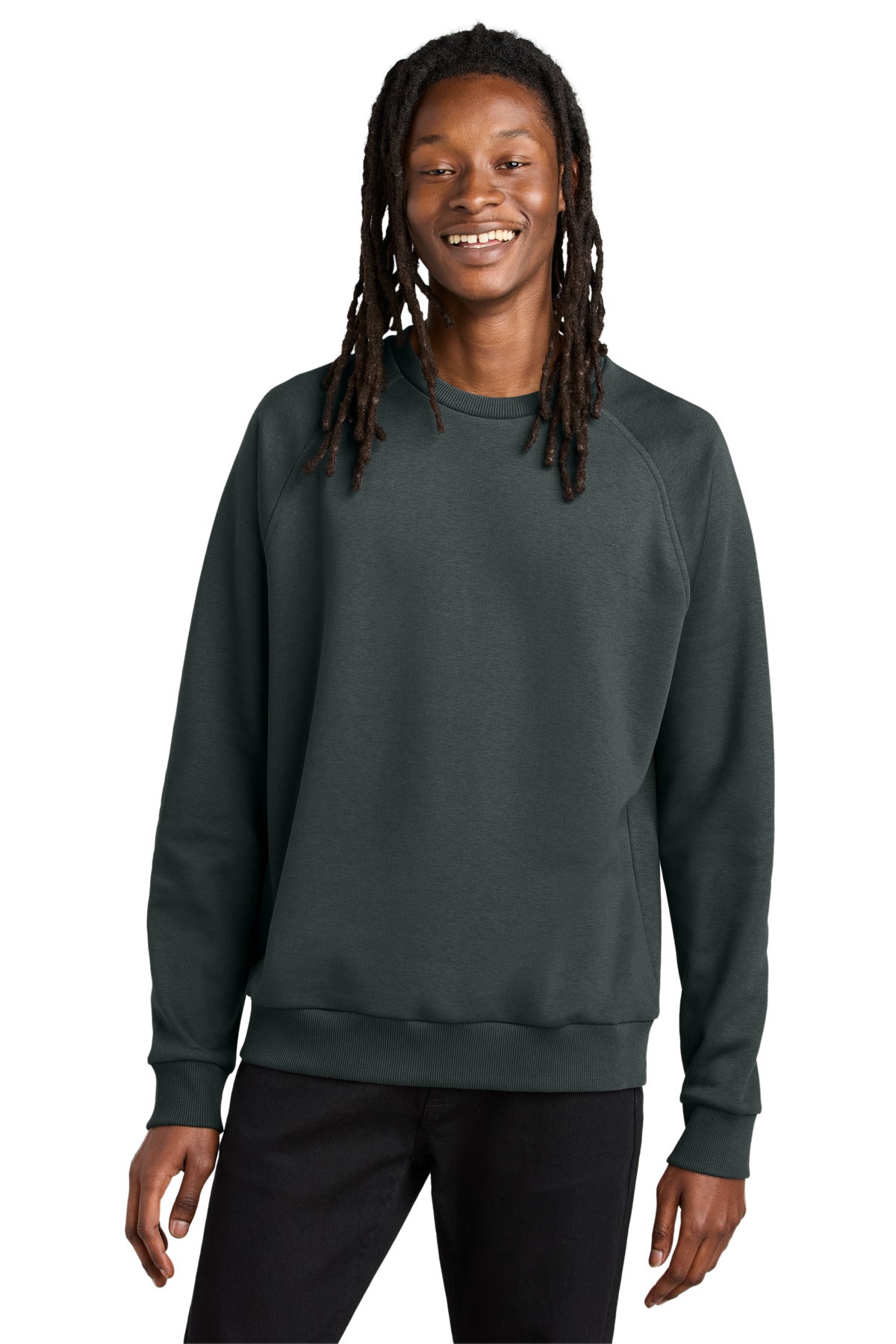 Custom Embroidery or DTF Print - Allmade ®  Unisex Organic CVC Fleece Crewneck Sweatshirt AL5004