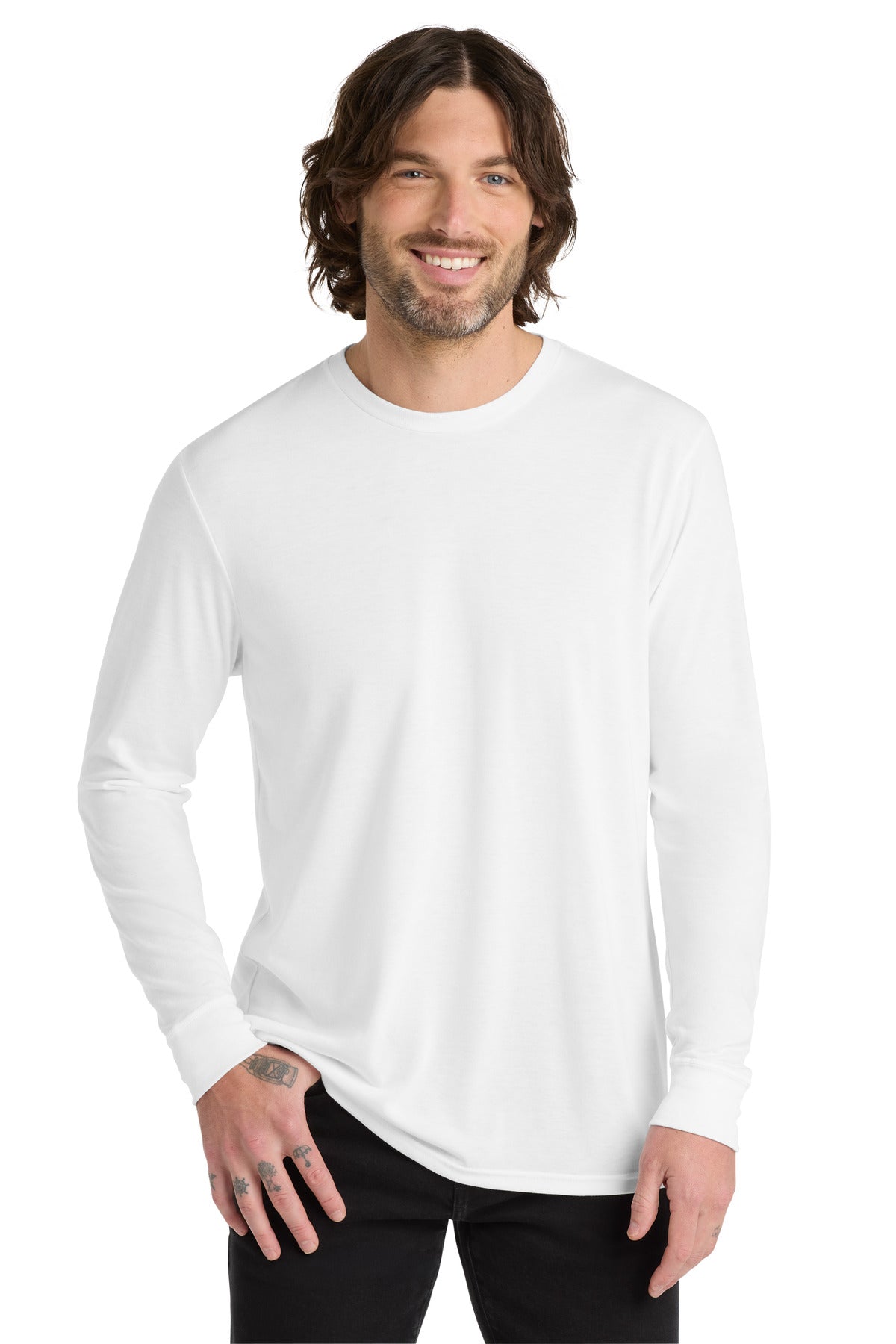 Custom Embroidery or DTF Print - Allmade  ®  Unisex Tri-Blend Long Sleeve Tee AL6004