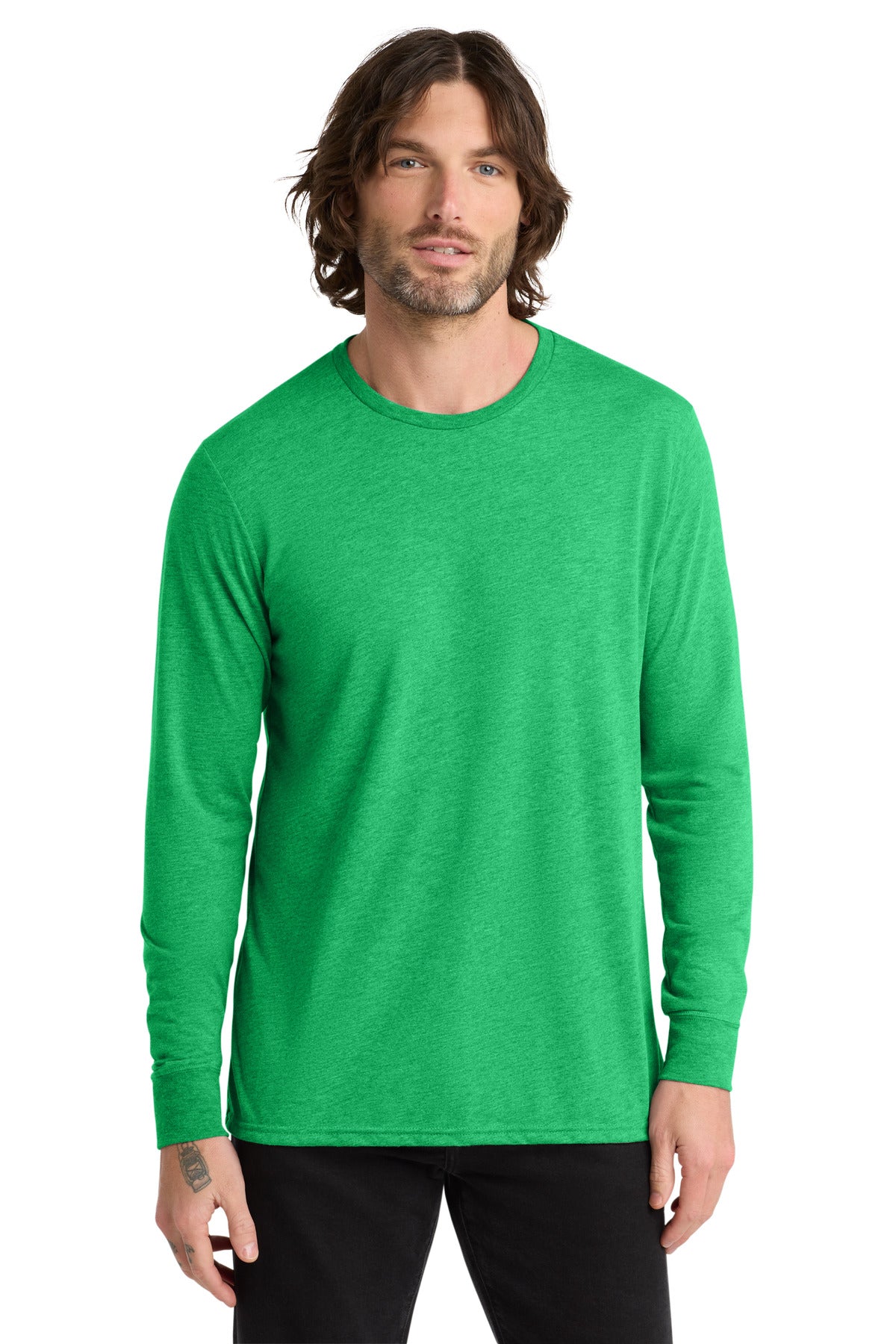 Custom Embroidery or DTF Print - Allmade  ®  Unisex Tri-Blend Long Sleeve Tee AL6004