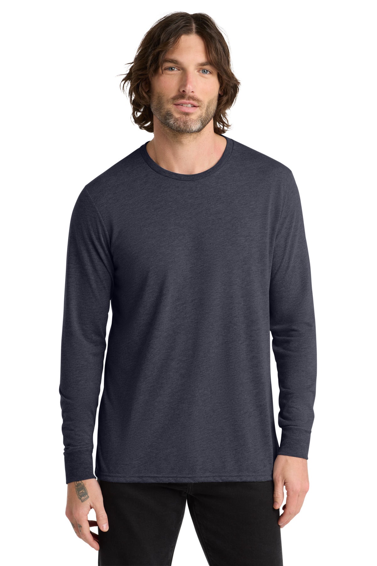 Custom Embroidery or DTF Print - Allmade  ®  Unisex Tri-Blend Long Sleeve Tee AL6004