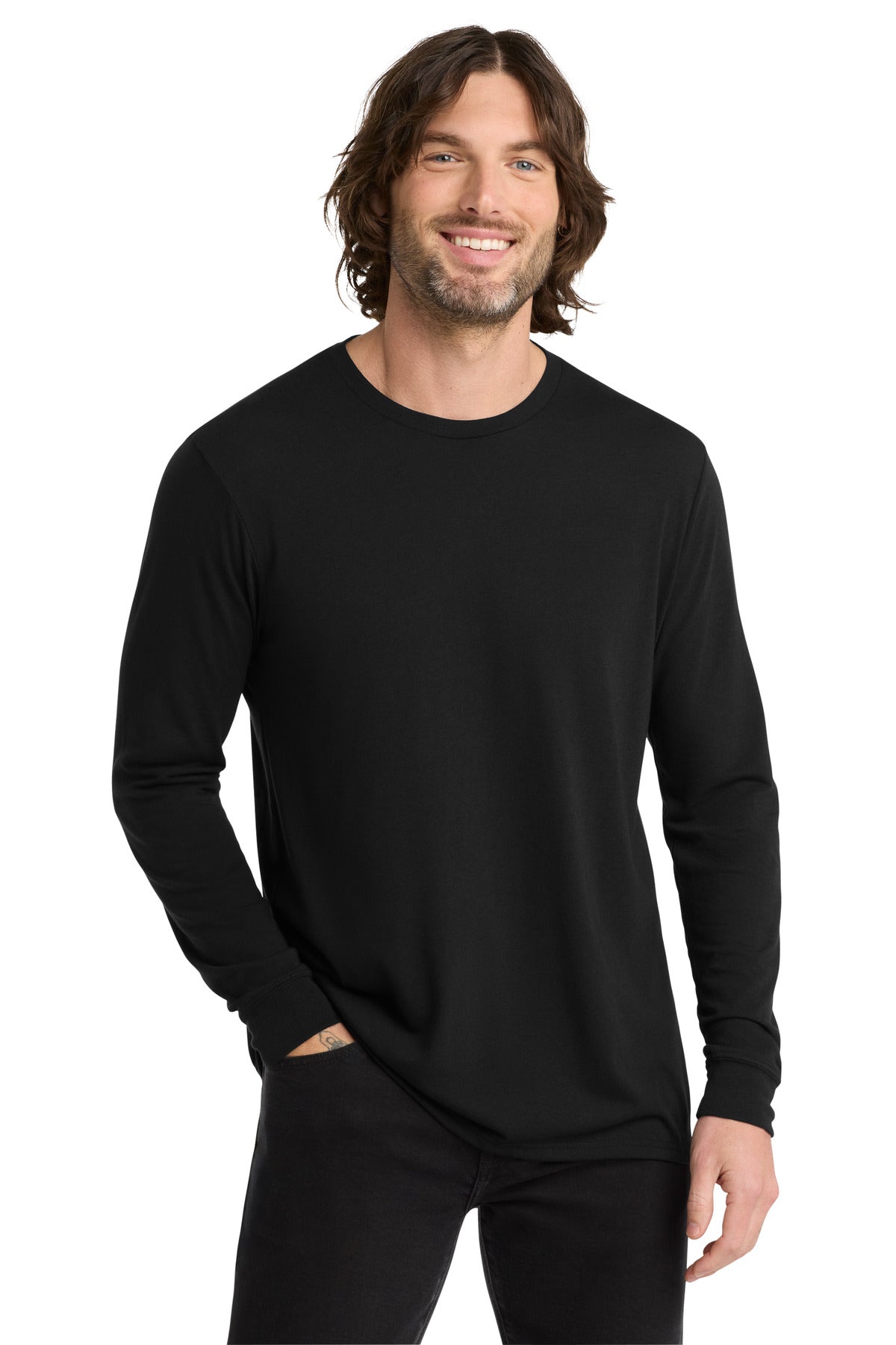 Custom Embroidery or DTF Print - Allmade  ®  Unisex Tri-Blend Long Sleeve Tee AL6004