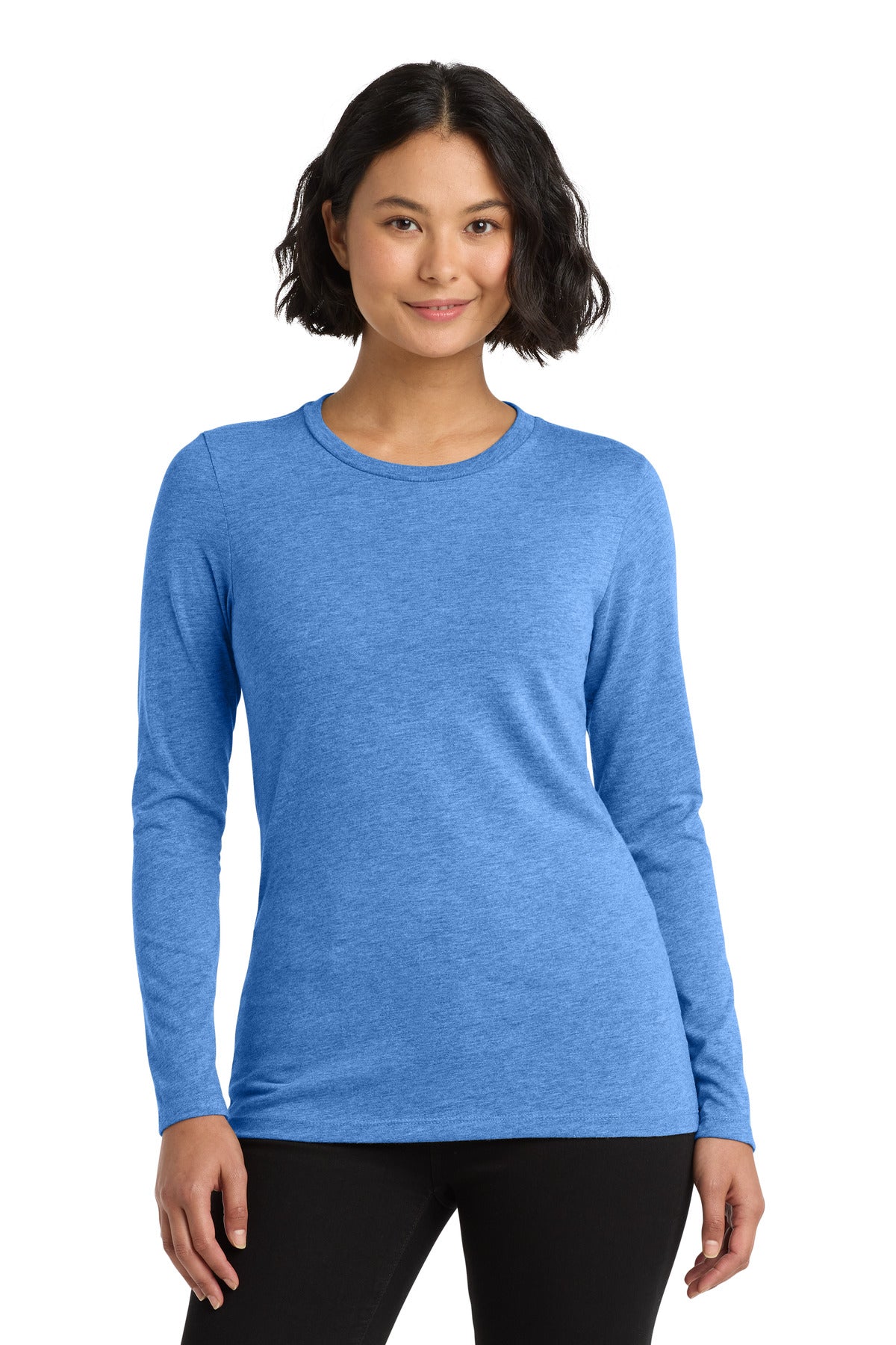 Custom Embroidery or DTF Print - Allmade  ®   Women's Tri-Blend Long Sleeve Tee AL6008