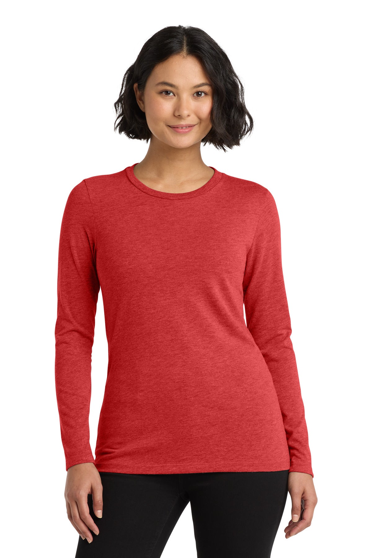 Custom Embroidery or DTF Print - Allmade  ®   Women's Tri-Blend Long Sleeve Tee AL6008