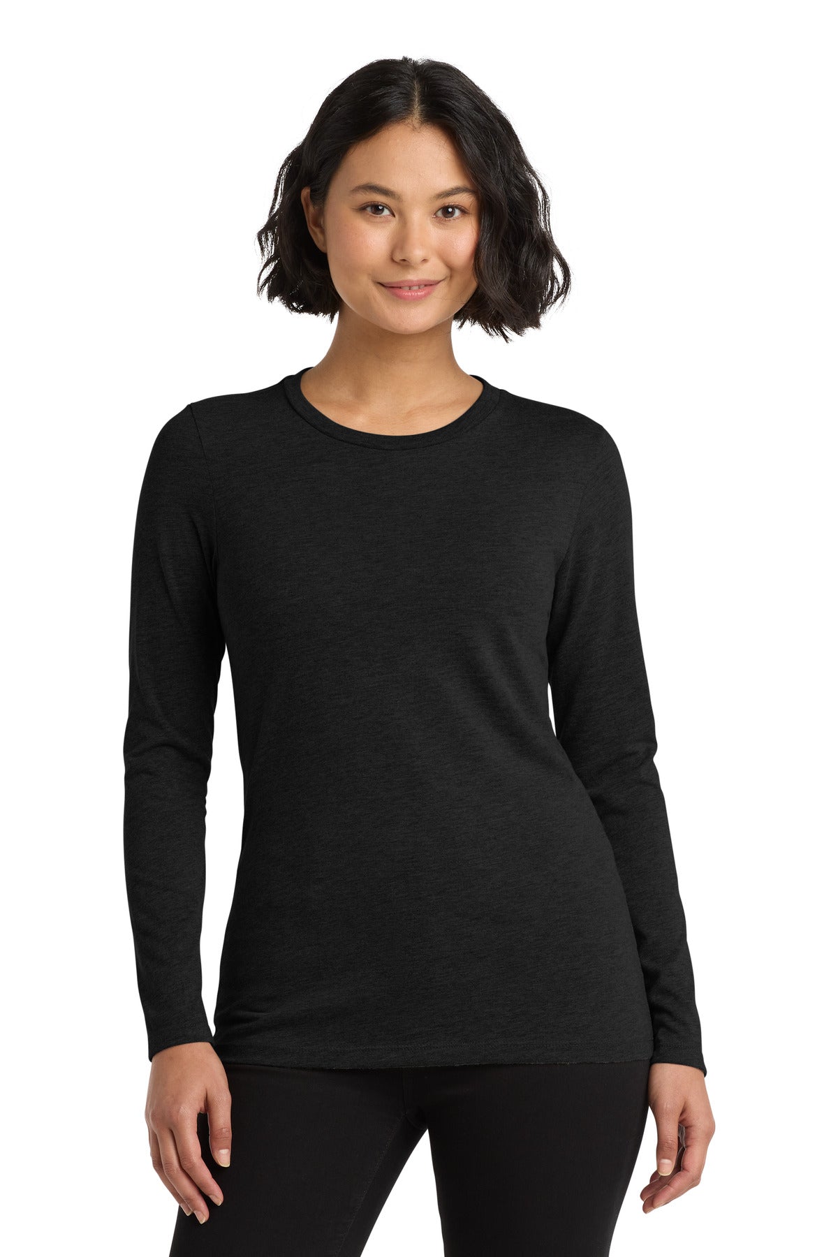 Custom Embroidery or DTF Print - Allmade  ®   Women's Tri-Blend Long Sleeve Tee AL6008