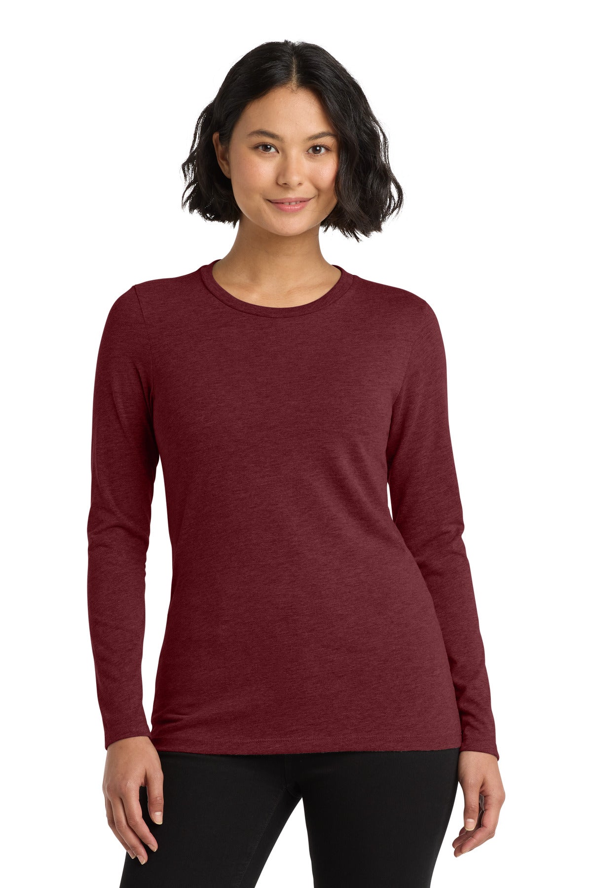 Custom Embroidery or DTF Print - Allmade  ®   Women's Tri-Blend Long Sleeve Tee AL6008