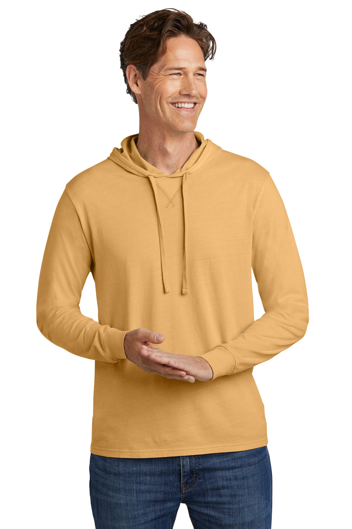 Custom Embroidery or DTF Print - Allmade ®  Unisex Mineral Dye Organic Cotton Hoodie Tee AL6305