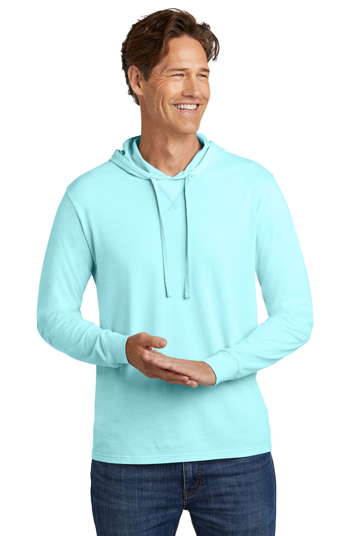Custom Embroidery or DTF Print - Allmade ®  Unisex Mineral Dye Organic Cotton Hoodie Tee AL6305