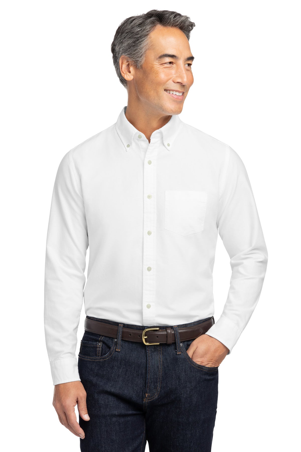Custom Embroidery or DTF Print - Brooks Brothers ®  Casual Oxford Cloth Shirt BB18004