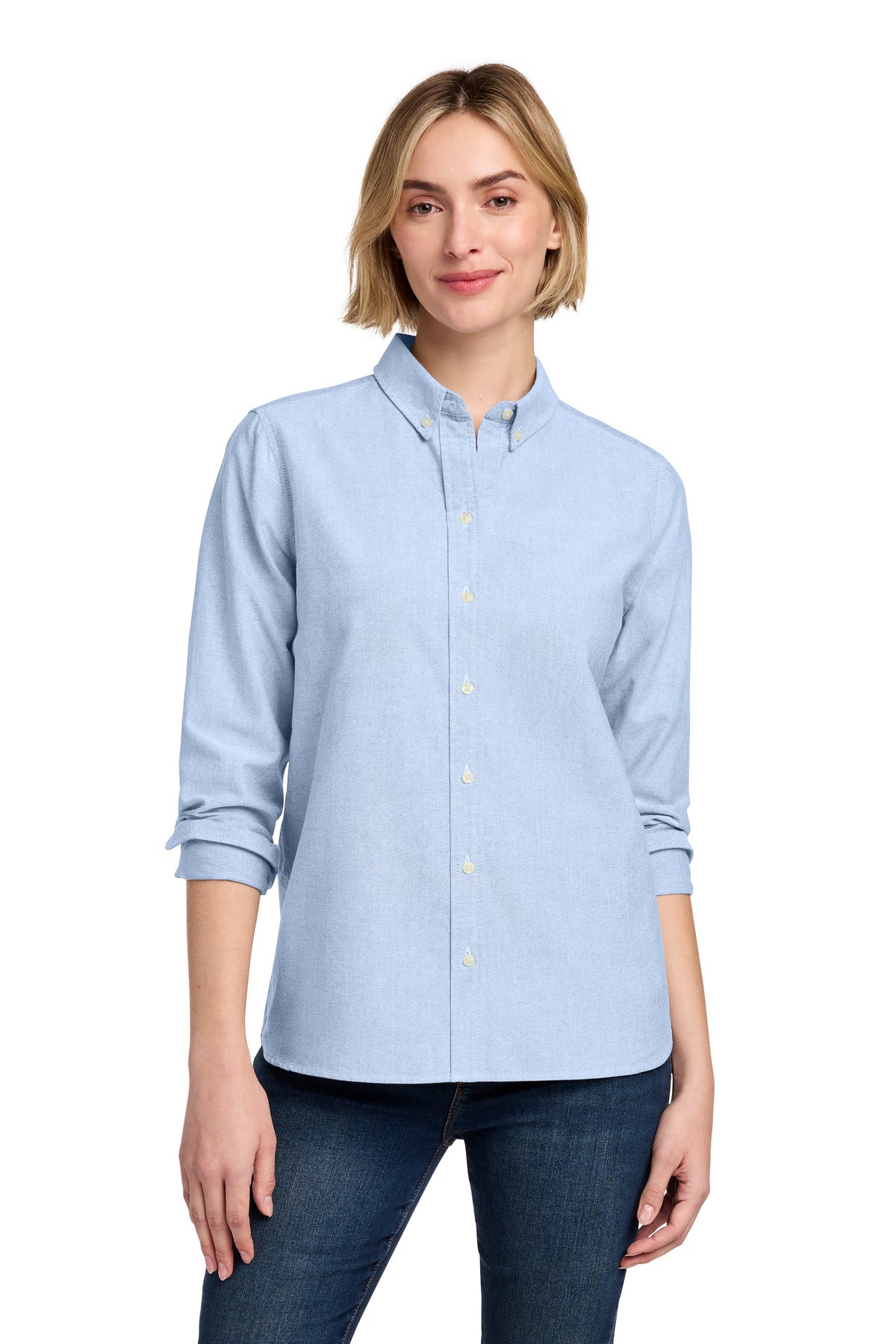 Custom Embroidery or DTF Print - Brooks Brothers ®  Women's Casual Oxford Cloth Shirt BB18005