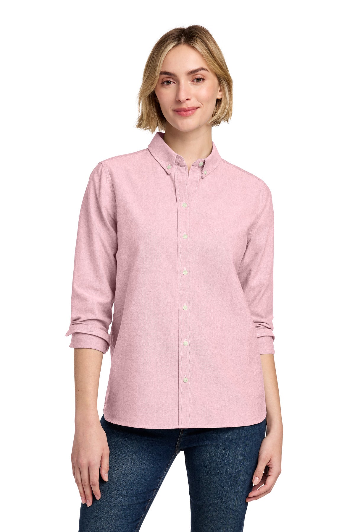 Custom Embroidery or DTF Print - Brooks Brothers ®  Women's Casual Oxford Cloth Shirt BB18005