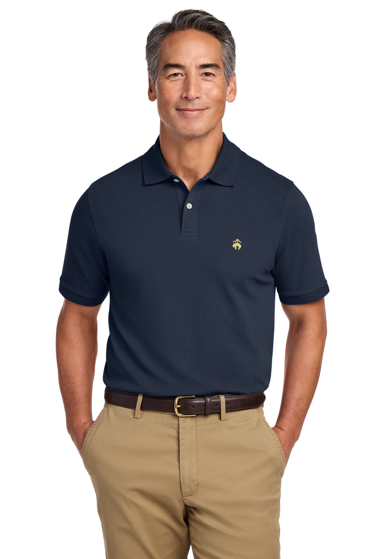 Custom Embroidery or DTF Print - Brooks Brothers ®  Pima Cotton Pique Polo BB18200