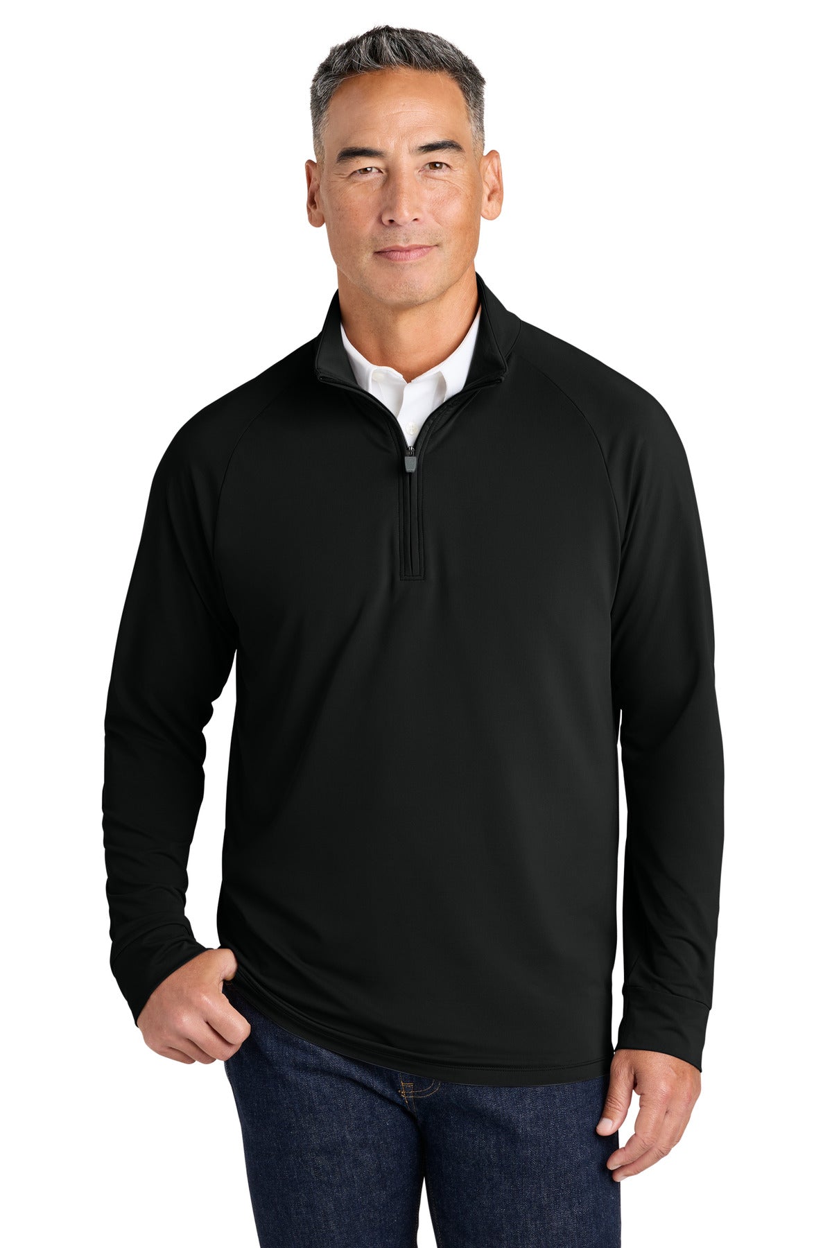Custom Embroidery or DTF Print - Brooks Brothers ®  Luxe Performance 1/4-Zip BB18214