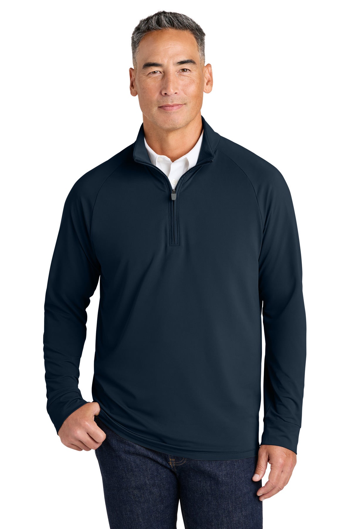 Custom Embroidery or DTF Print - Brooks Brothers ®  Luxe Performance 1/4-Zip BB18214