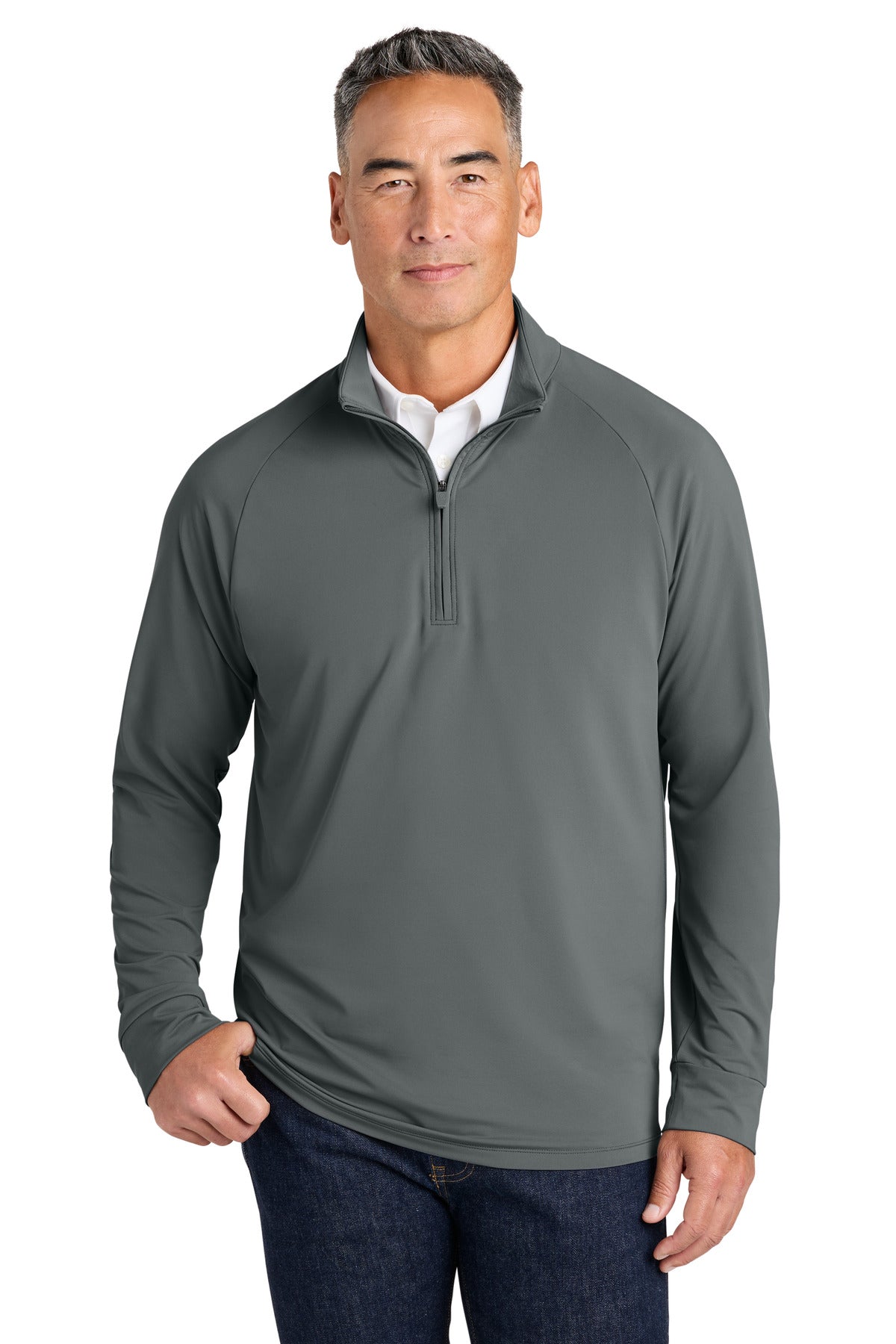 Custom Embroidery or DTF Print - Brooks Brothers ®  Luxe Performance 1/4-Zip BB18214