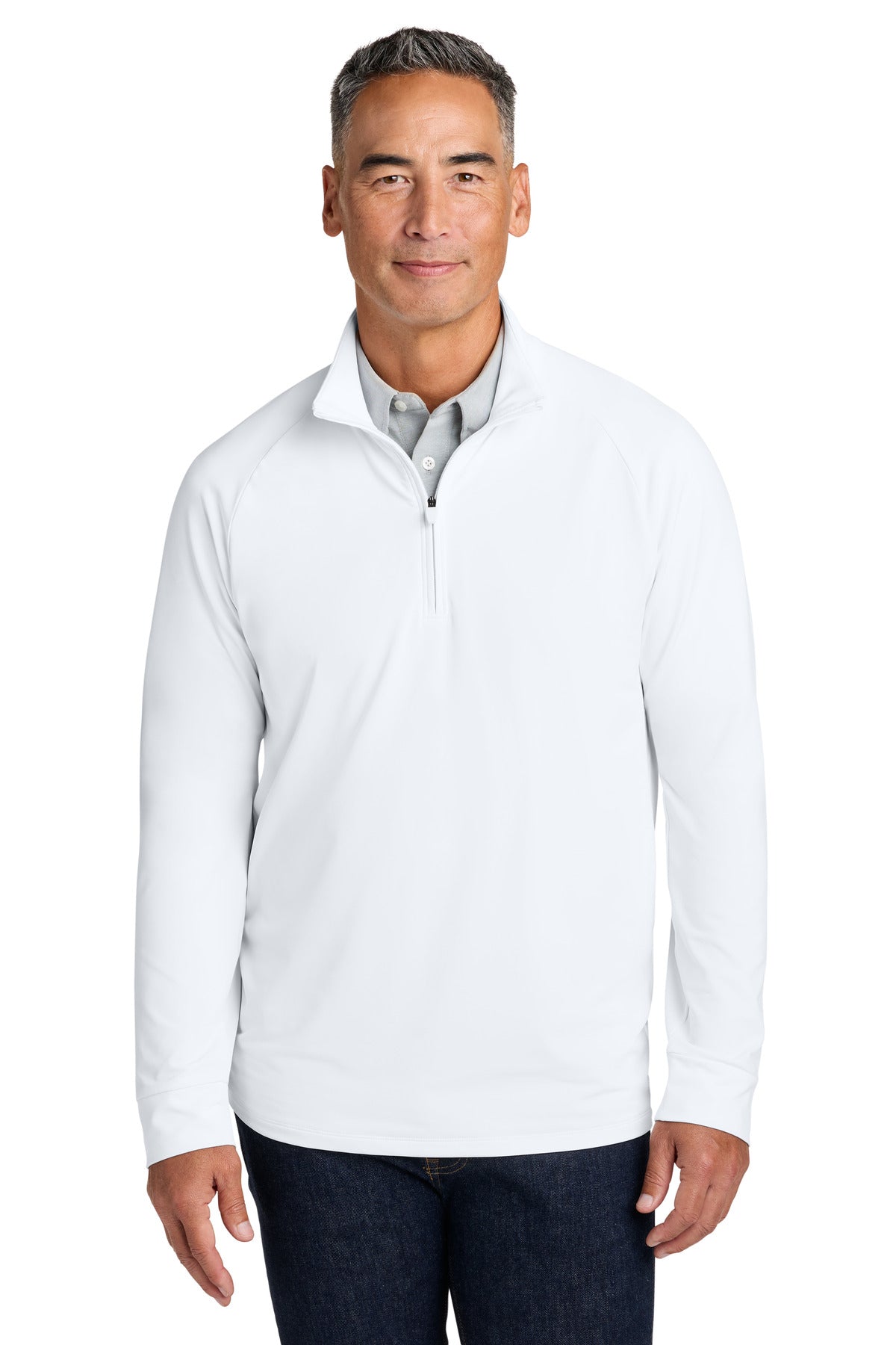 Custom Embroidery or DTF Print - Brooks Brothers ®  Luxe Performance 1/4-Zip BB18214