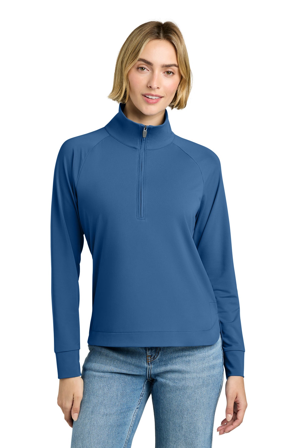 Custom Embroidery or DTF Print - Brooks Brothers ®  Women's Luxe Performance 1/4-Zip BB18215