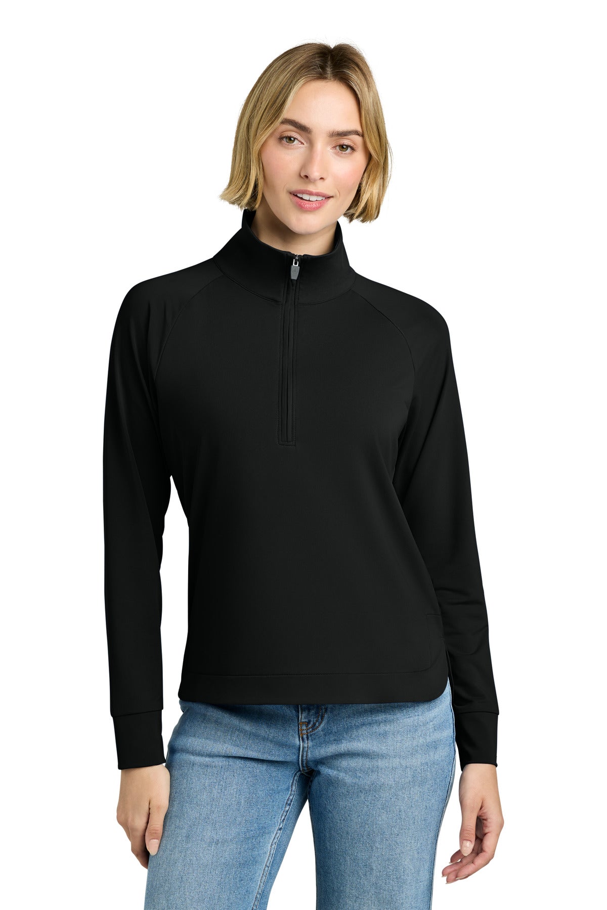 Custom Embroidery or DTF Print - Brooks Brothers ®  Women's Luxe Performance 1/4-Zip BB18215