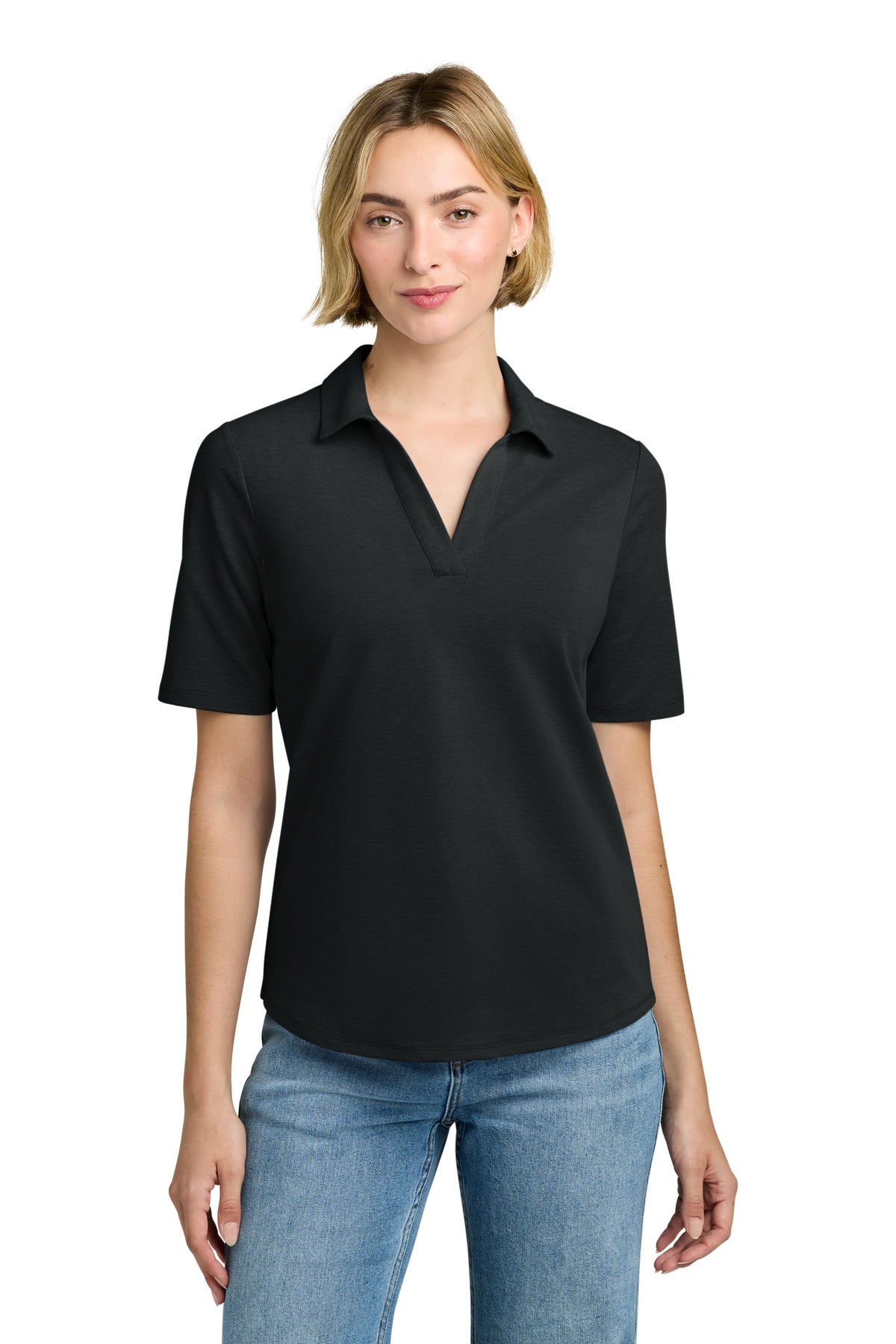 Custom Embroidery or DTF Print - Brooks Brothers ®  Women's Pinpoint Pique Polo BB18223