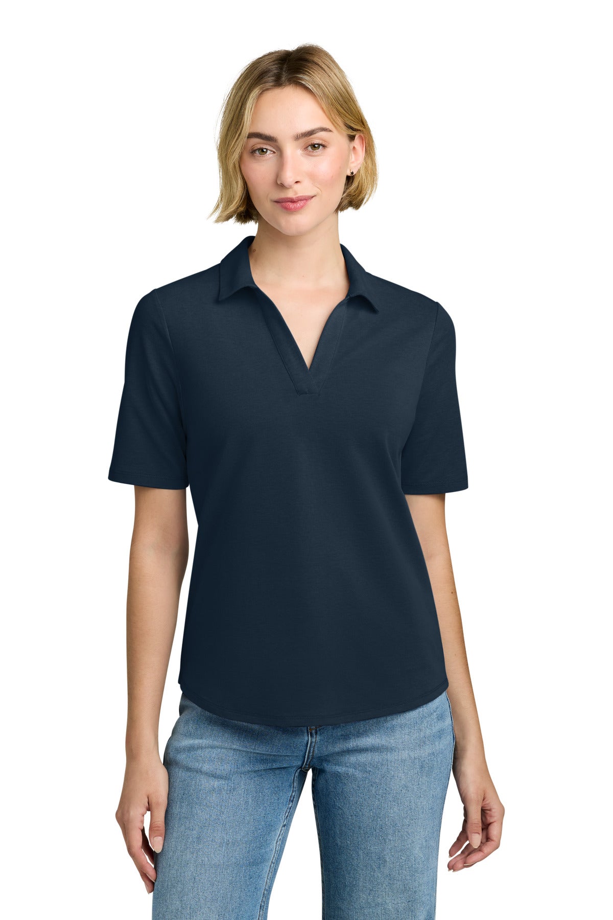 Custom Embroidery or DTF Print - Brooks Brothers ®  Women's Pinpoint Pique Polo BB18223