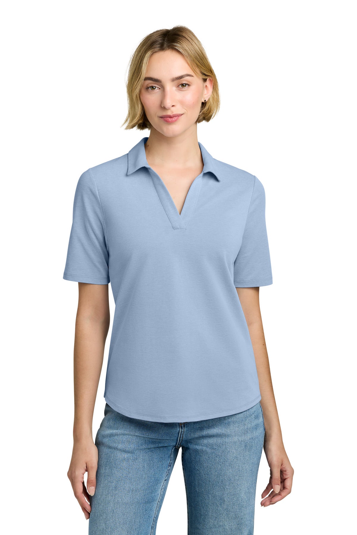 Custom Embroidery or DTF Print - Brooks Brothers ®  Women's Pinpoint Pique Polo BB18223