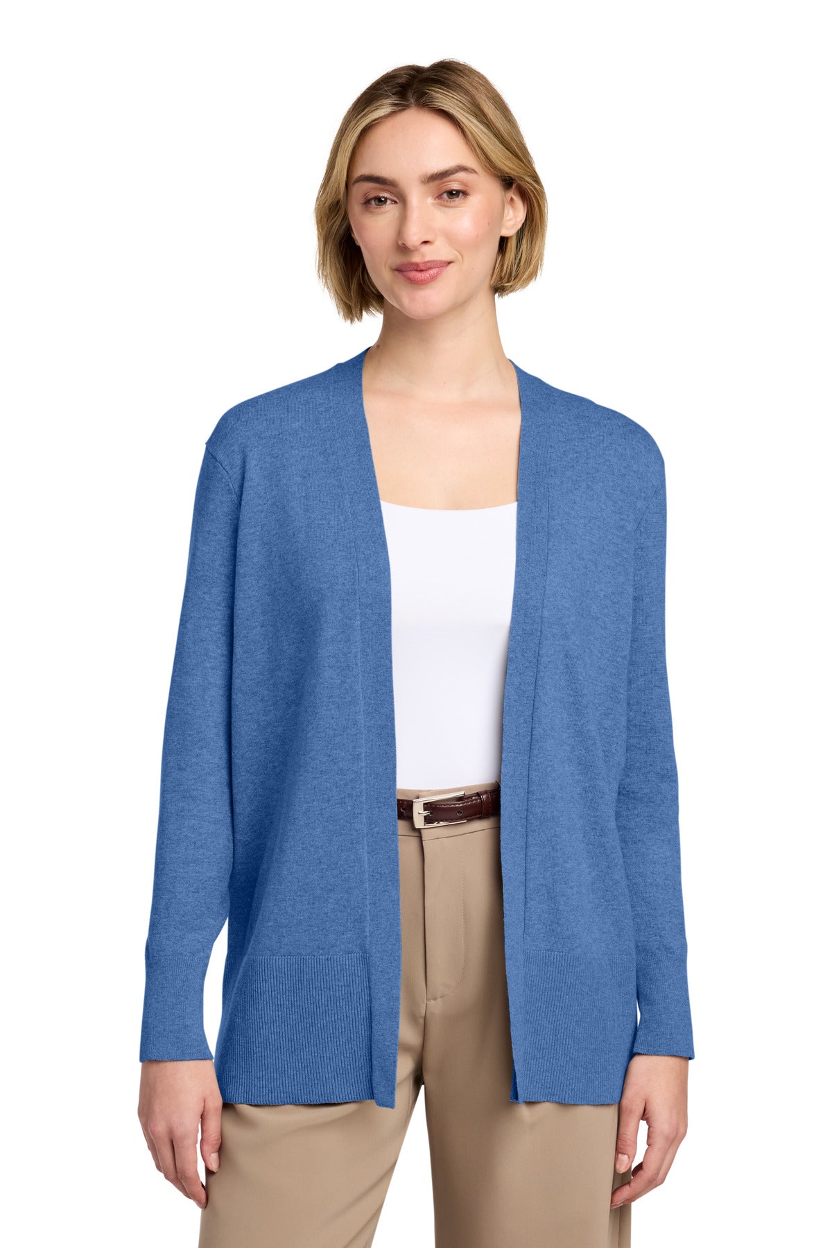 Custom Embroidery or DTF Print - Brooks Brothers ®  Women's Cotton Stretch Long Cardigan Sweater BB18403