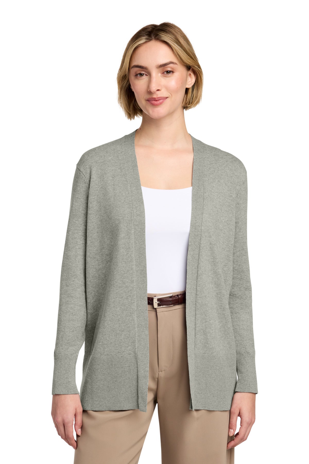 Custom Embroidery or DTF Print - Brooks Brothers ®  Women's Cotton Stretch Long Cardigan Sweater BB18403