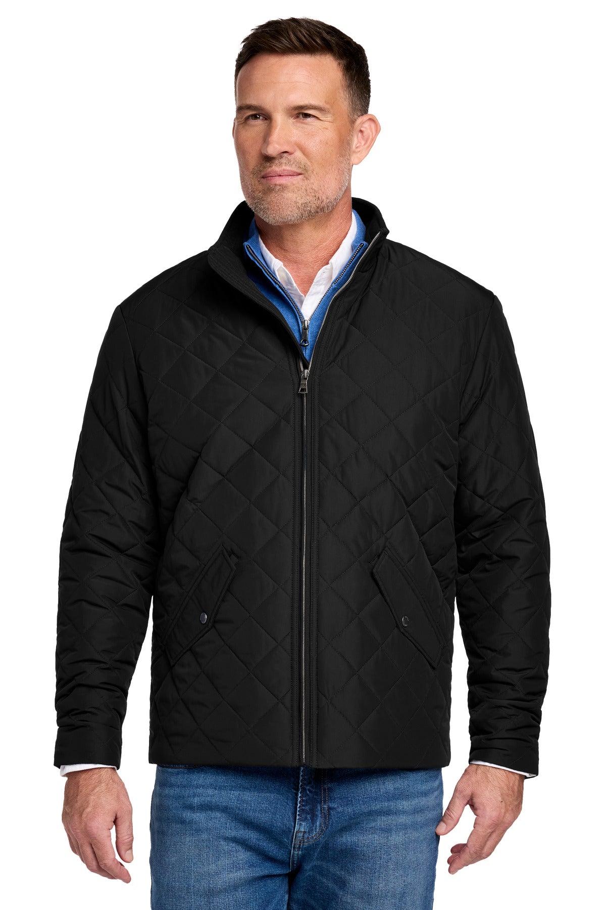Custom Embroidery or DTF Print - Brooks Brothers ®  Quilted Jacket BB18600