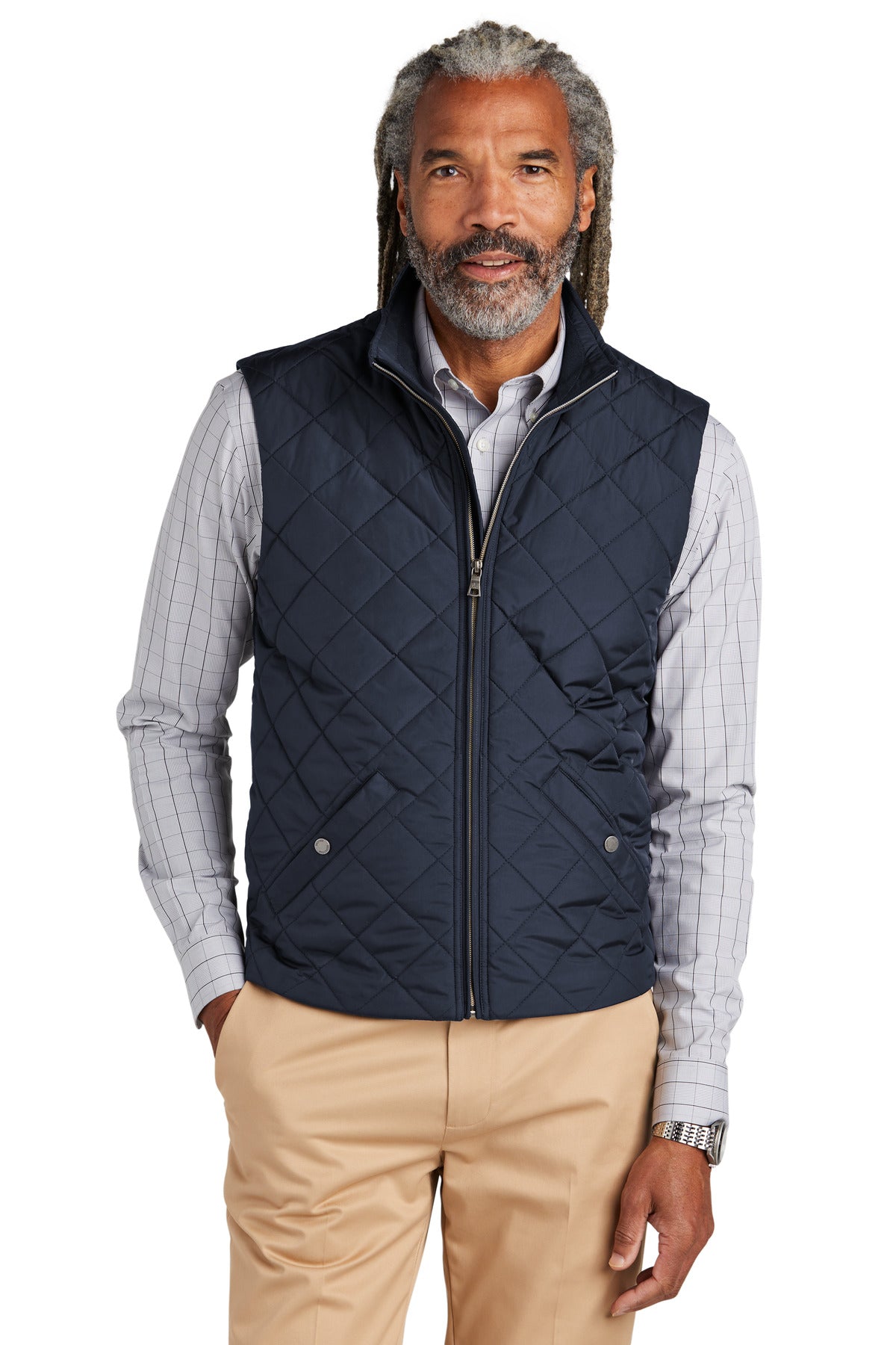 Custom Embroidered - Brooks Brothers© Quilted Vest BB18602