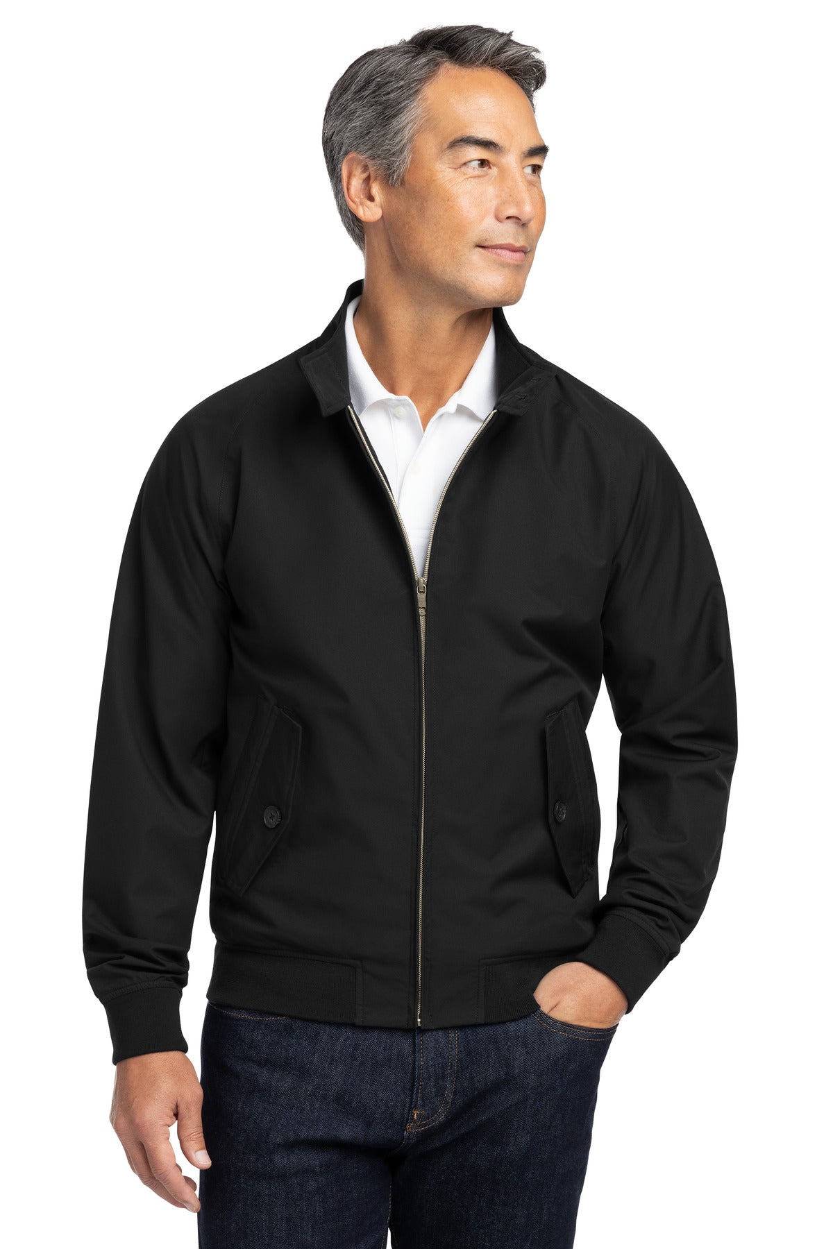 Custom Embroidery or DTF Print - Brooks Brothers ®  Bomber Jacket BB18604