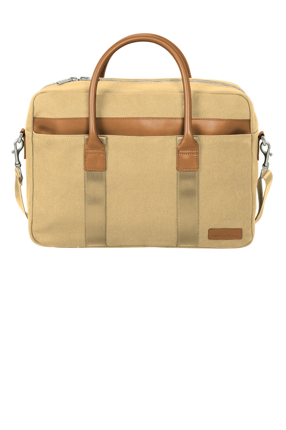 Custom Embroidery or DTF Print - Brooks Brothers ®  Wells Briefcase BB18830