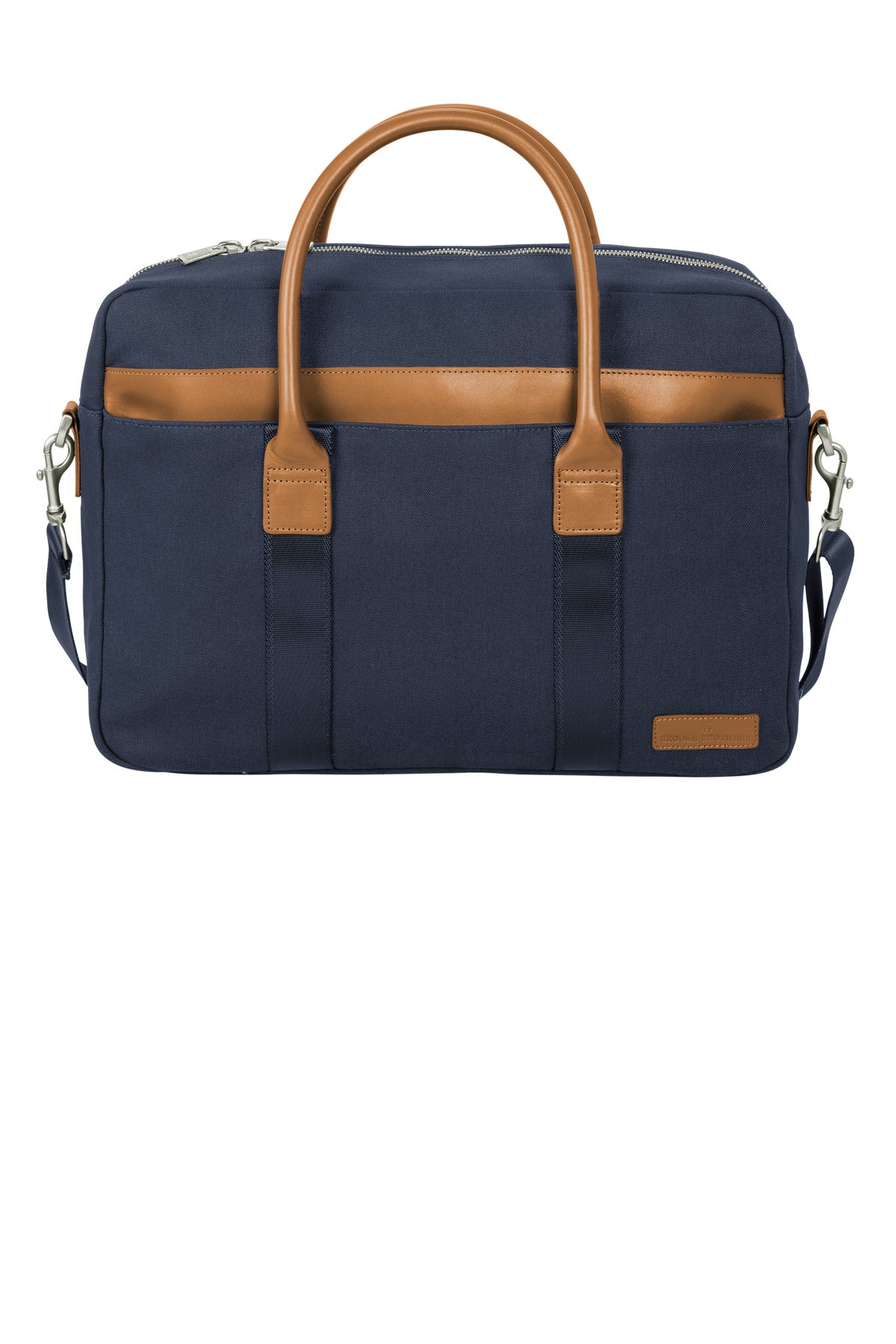 Custom Embroidery or DTF Print - Brooks Brothers ®  Wells Briefcase BB18830